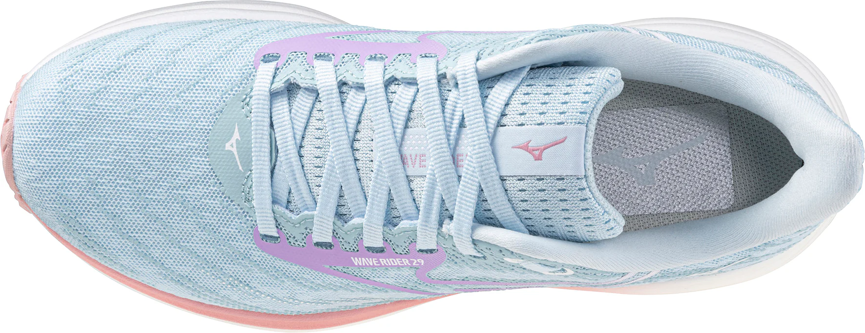 Mizuno Wave Rider 29 Womens Running Shoes - Blue - Image 4