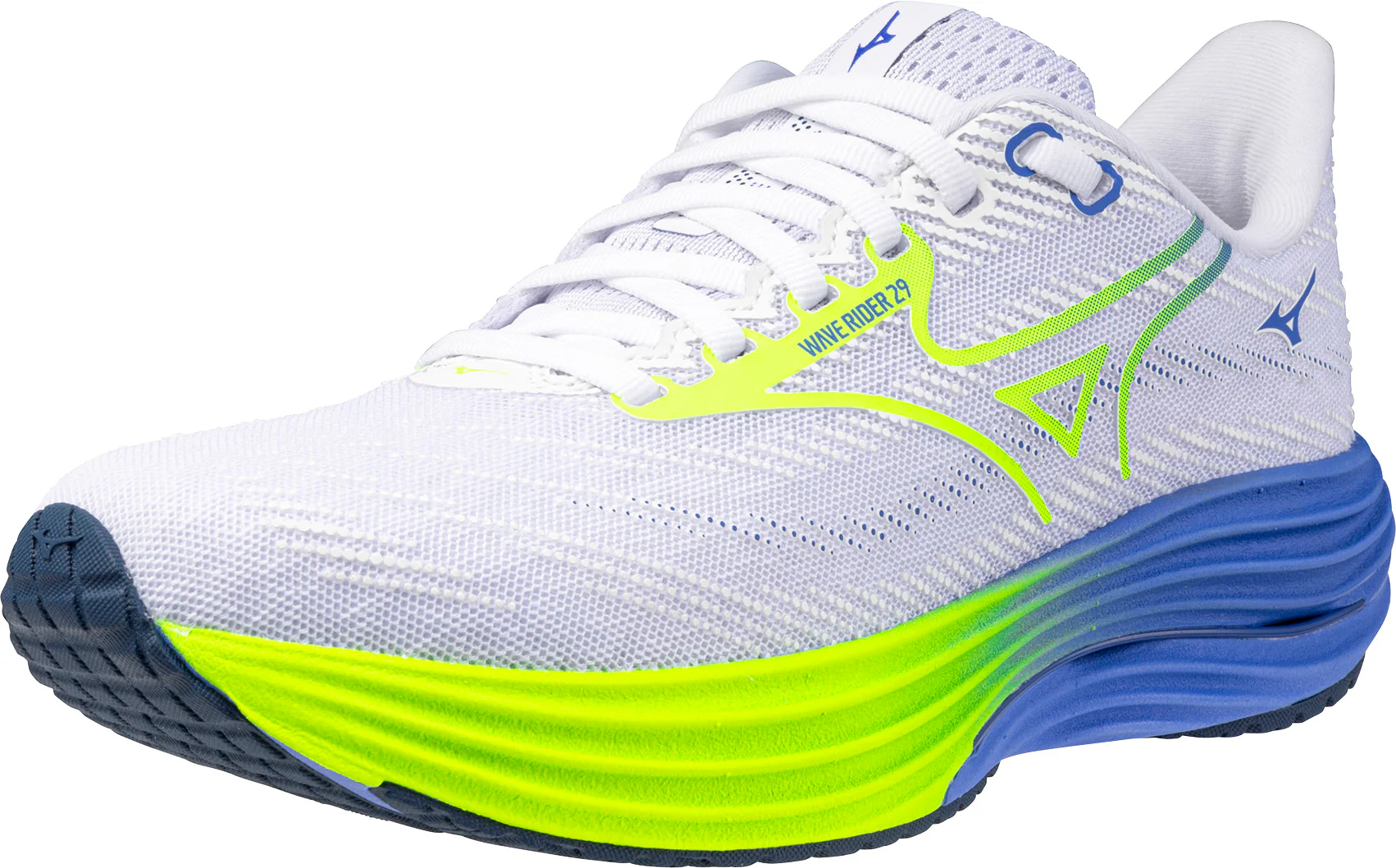 Mizuno Wave Rider 29 Womens Running Shoes - White - Image 6