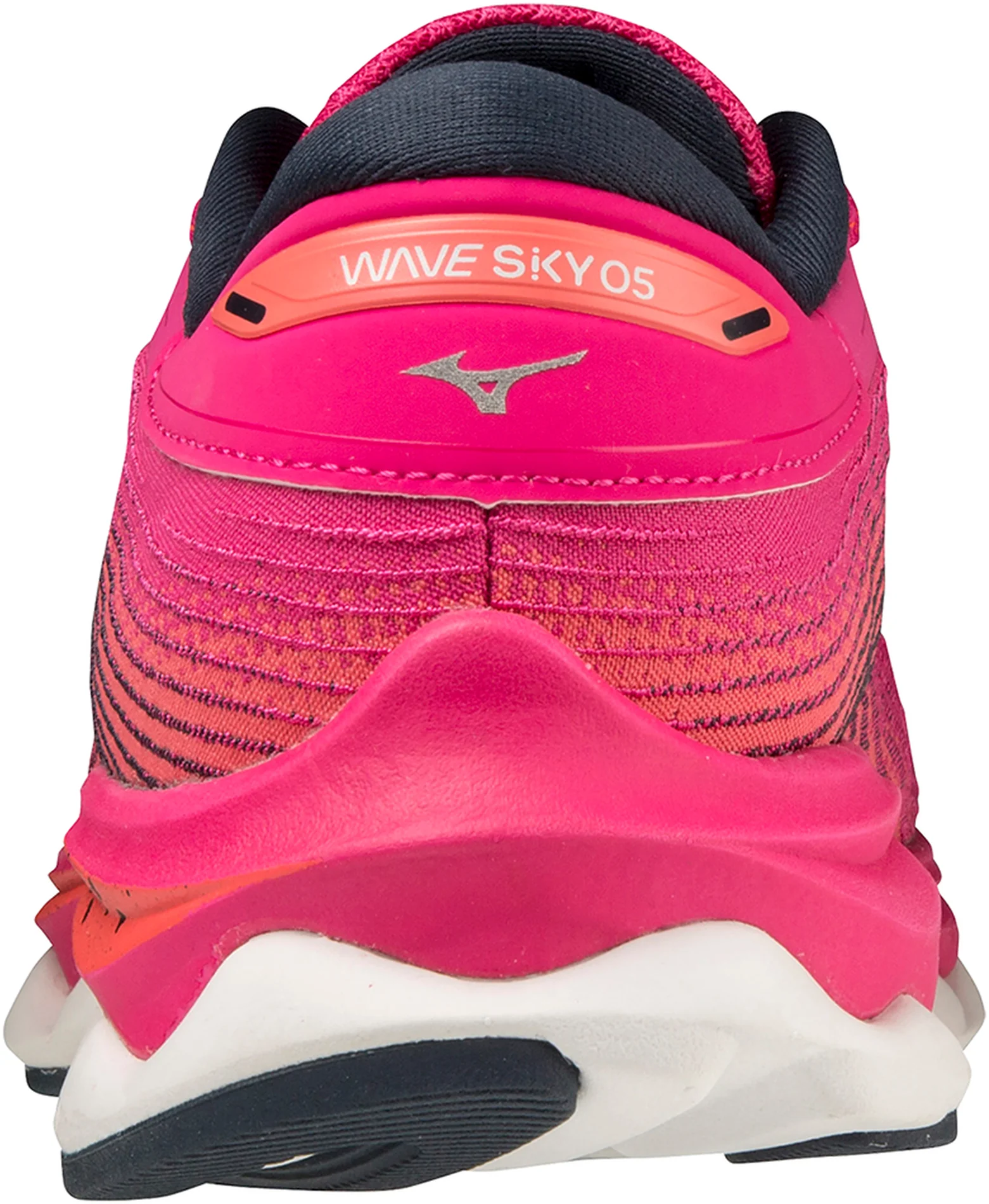 Mizuno Wave Sky 5 Womens Running Shoes - Pink - Image 5