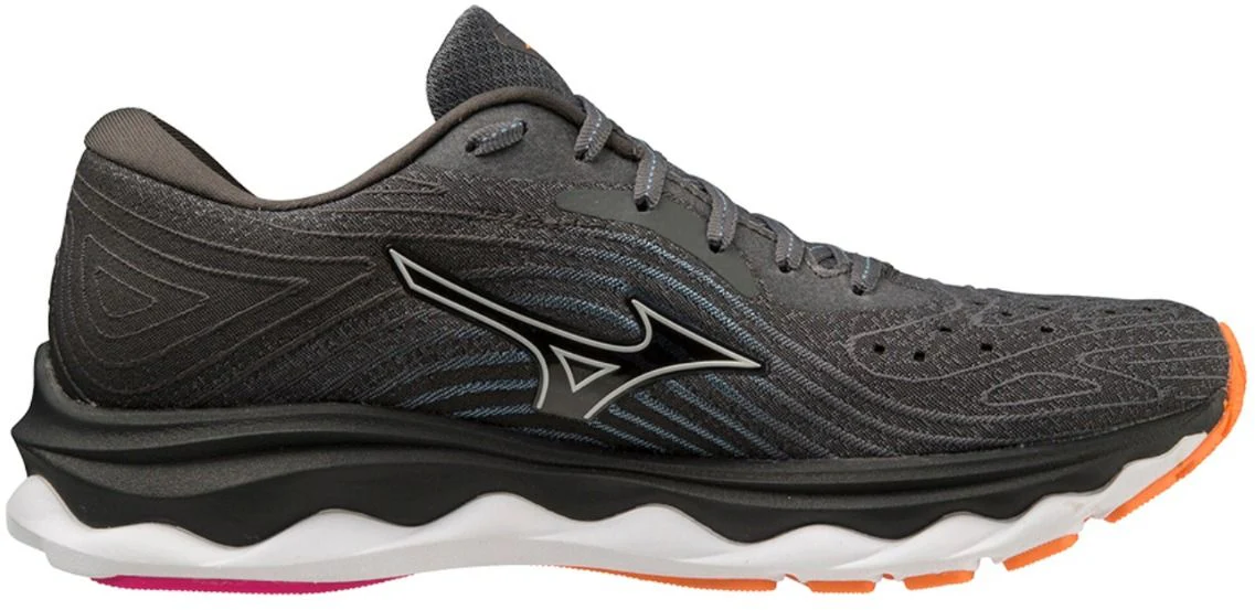Mizuno Wave Sky 6 Womens Running Shoes - Grey - Image 3