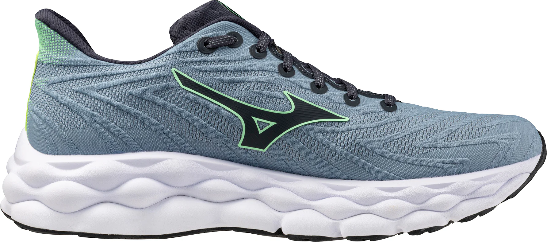 Mizuno Wave Sky 8 Mens Running Shoes - Blue - Image 3