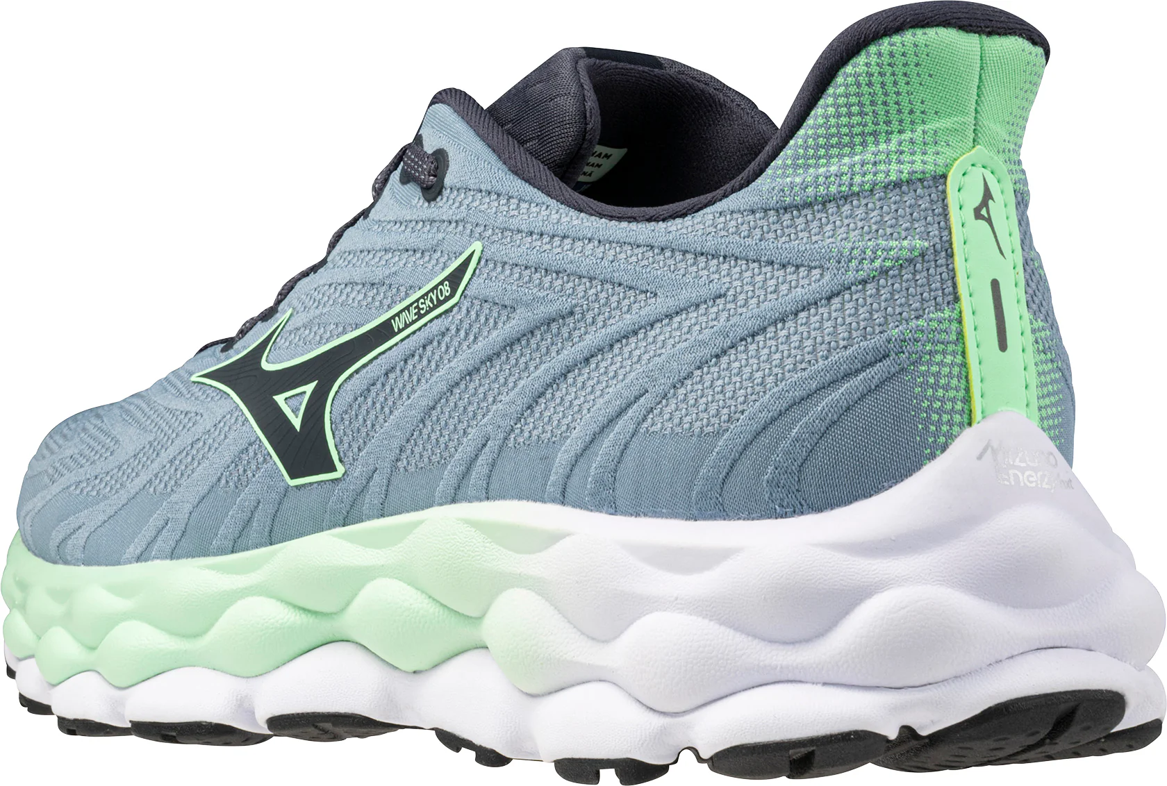 Mizuno Wave Sky 8 Mens Running Shoes - Blue - Image 5