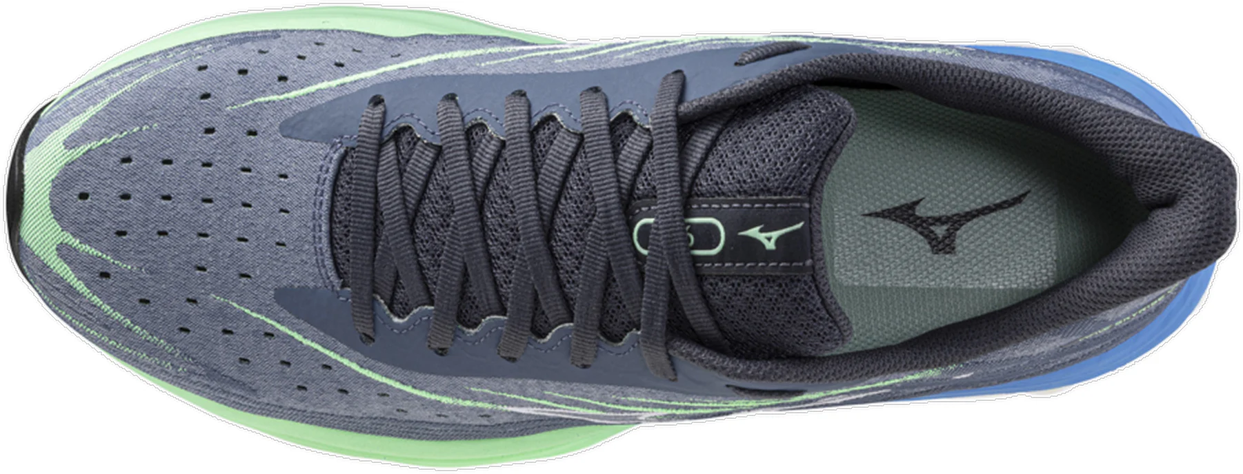 Mizuno Wave Skyrise 6 Mens Running Shoes - Blue - Image 4