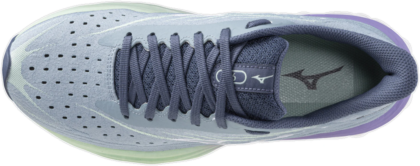 Mizuno Wave Skyrise 6 Womens Running Shoes - Grey - Image 4