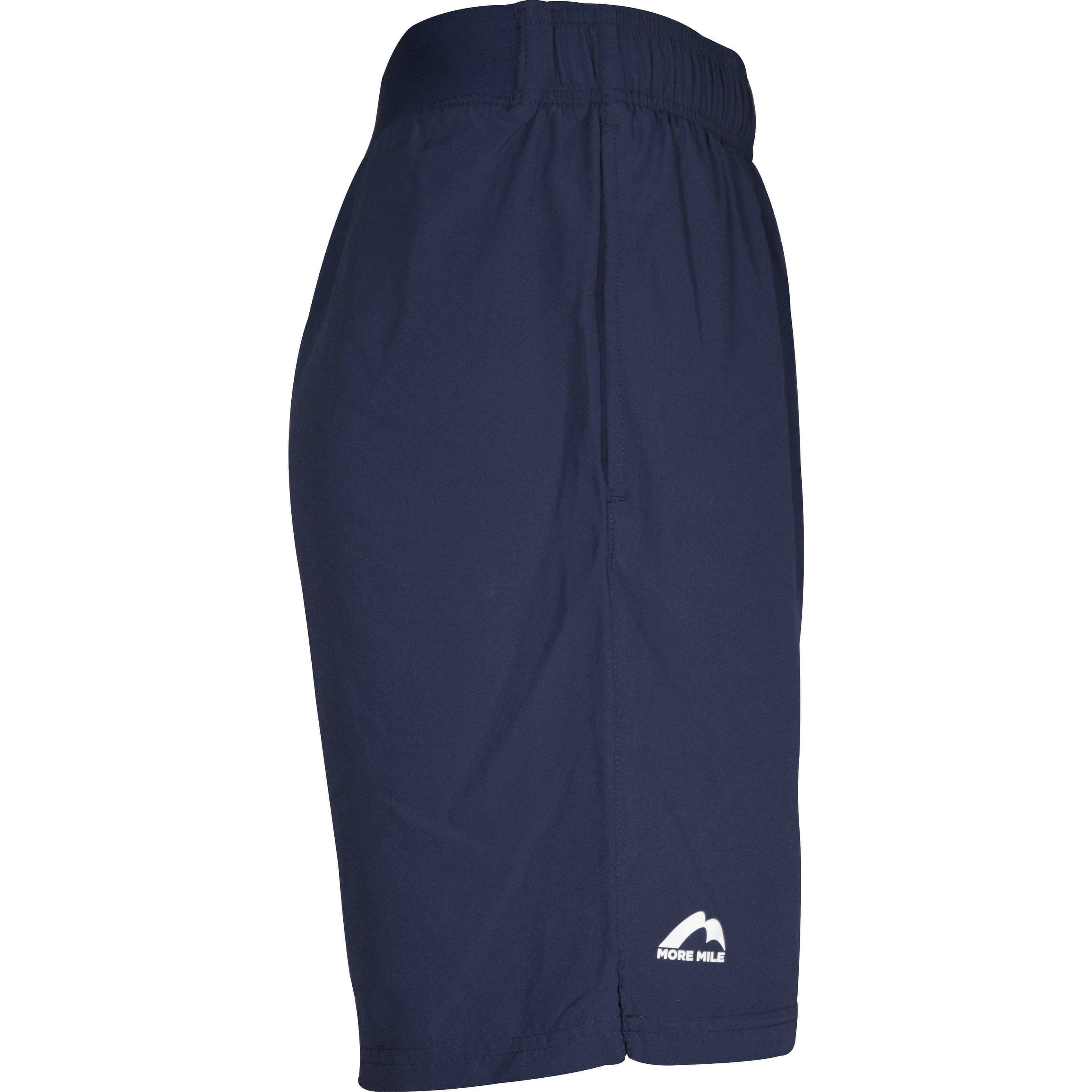 More Mile Active 9 Inch Mens Running Shorts - Navy - Image 2
