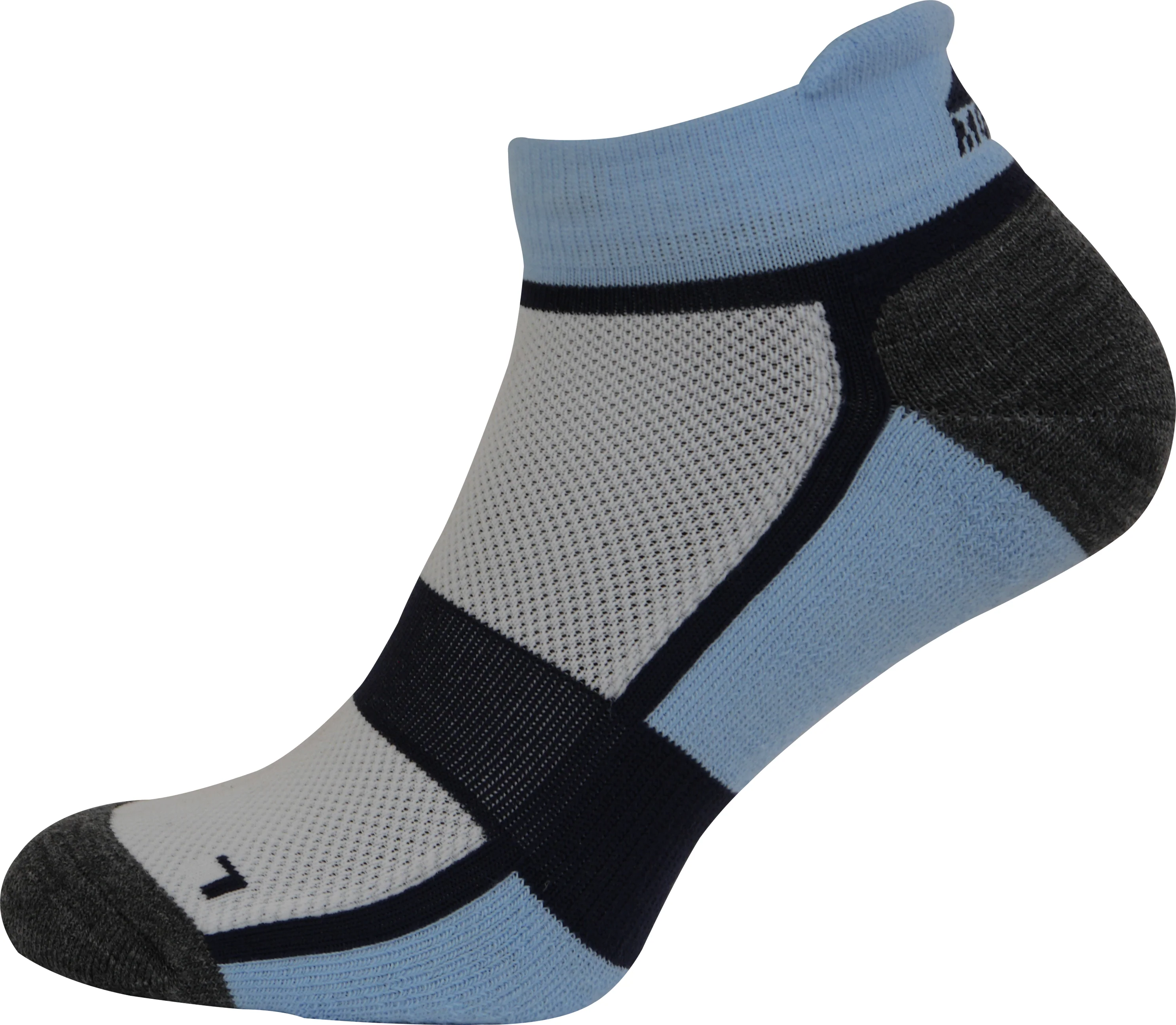 More Mile Bamboo Comfort (5 Pack) Womens Running Socks - Multi - Image 3