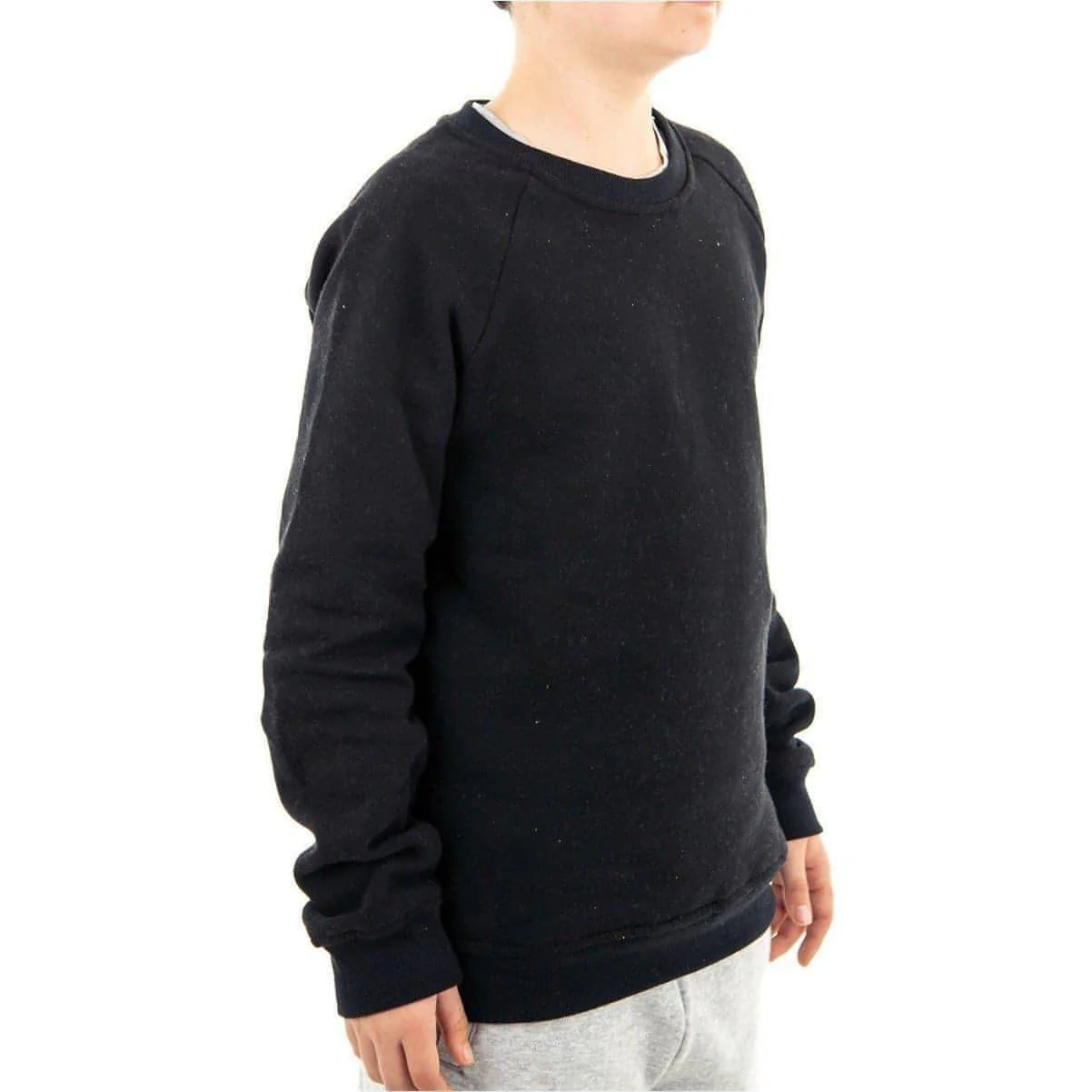 More Mile Boys Fleece Sweatshirt - Black - Image 2