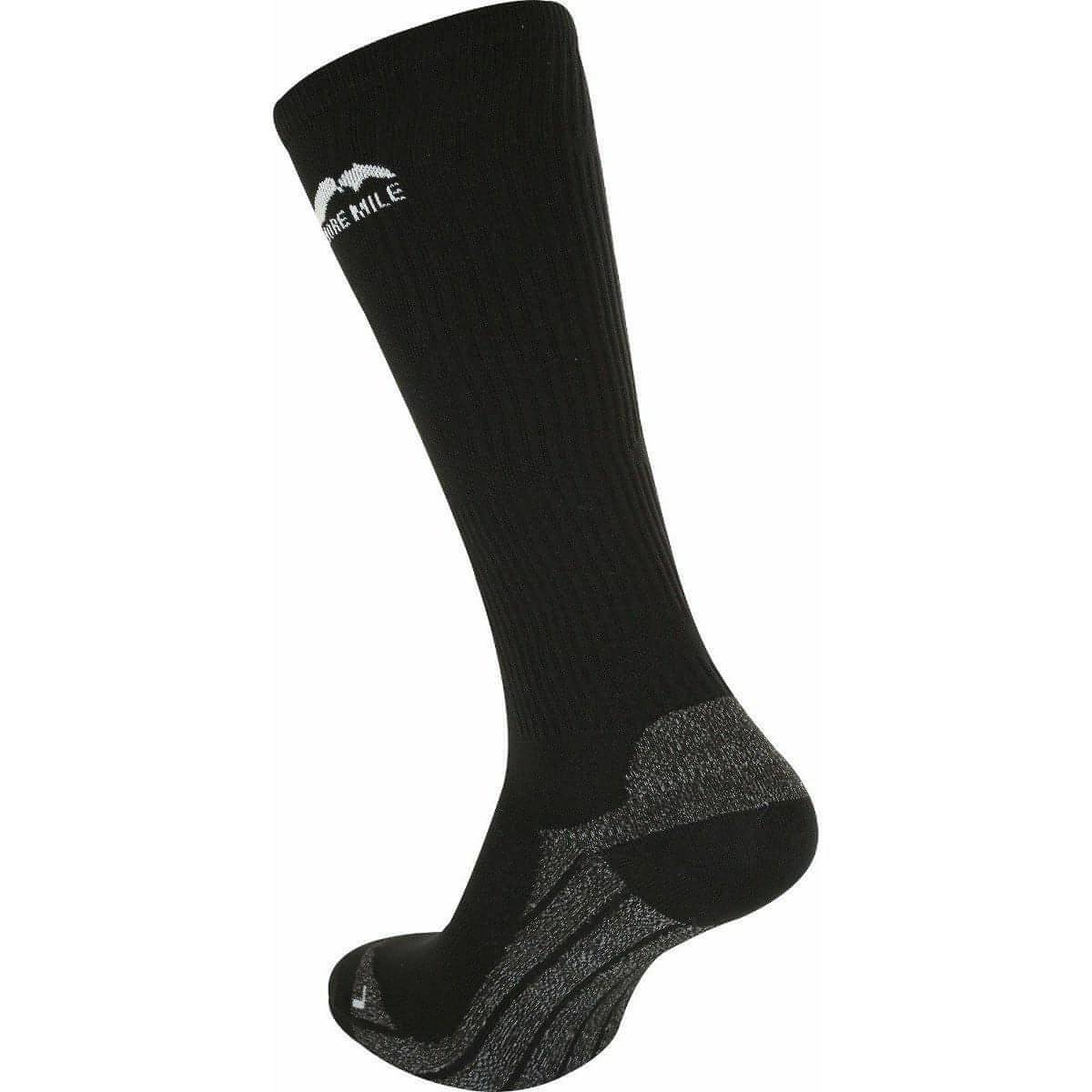 More Mile California Long Compression Socks (2 Pack)  - Black - Image 3