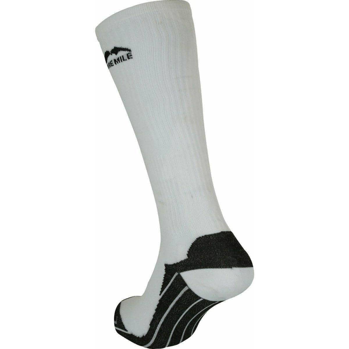 More Mile California Long Compression Socks (2 Pack) - White - Image 3