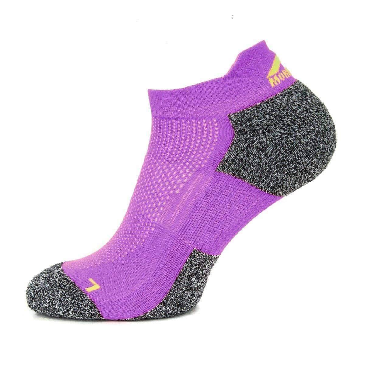 More Mile Challenger Womens Running Socks - Purple - Image 2