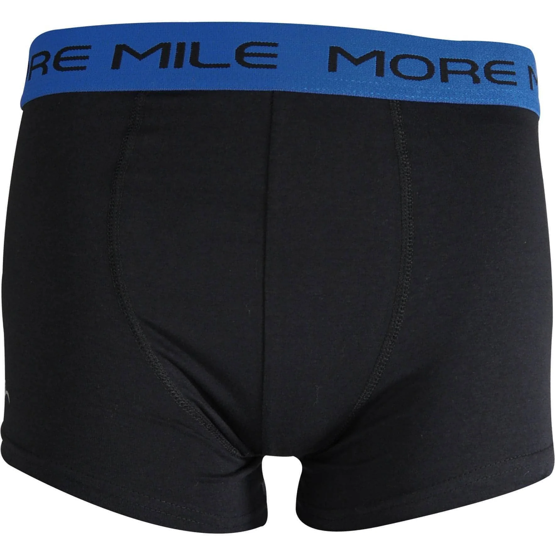 More Mile Classic (2 Pack) Mens Boxer Shorts - Black - Image 4