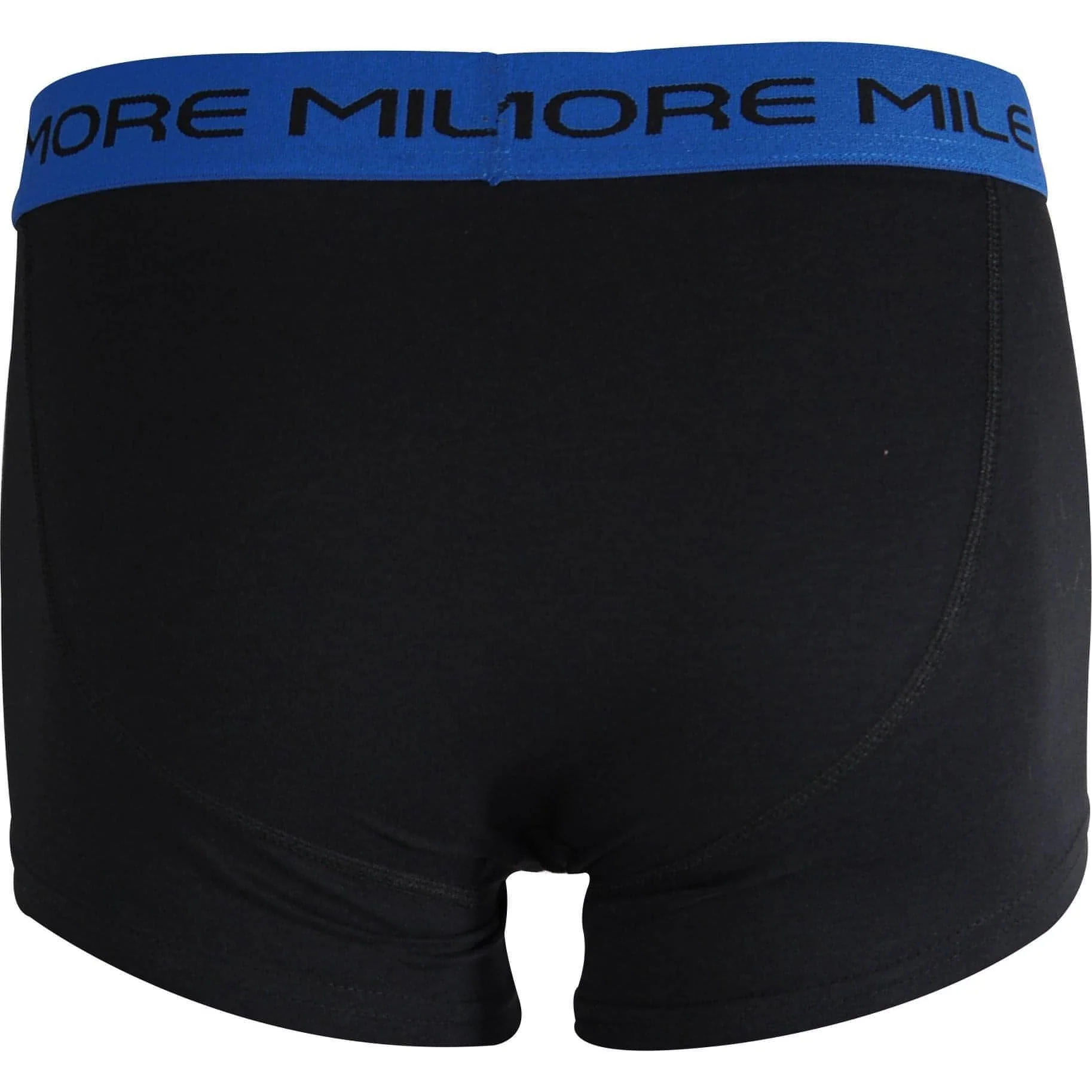 More Mile Classic (2 Pack) Mens Boxer Shorts - Black - Image 5