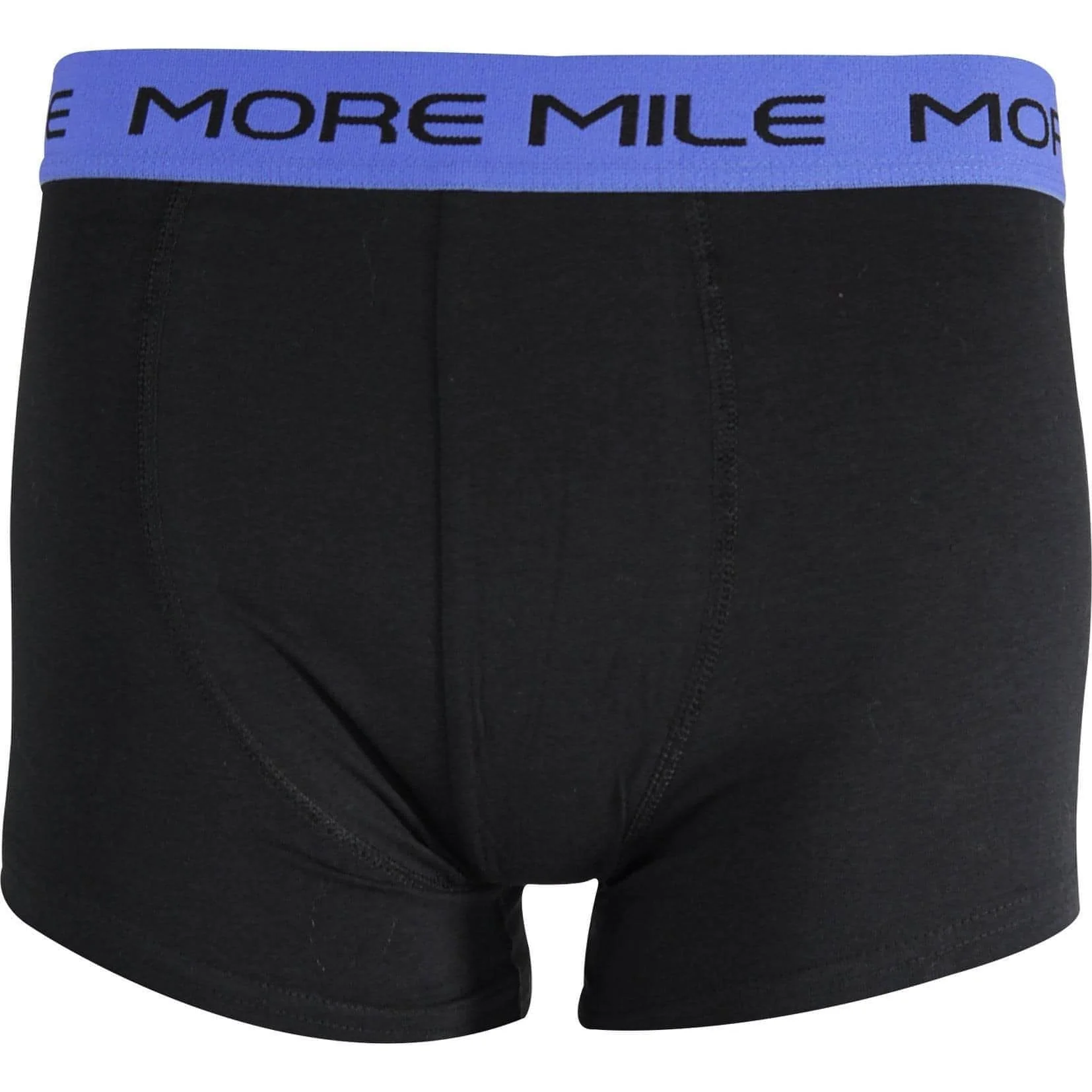 More Mile Classic (2 Pack) Mens Boxer Shorts - Black - Image 4