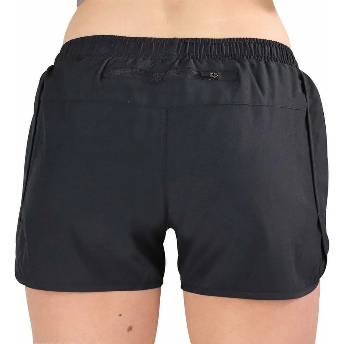 More Mile Core 2 In 1 Womens Running Shorts - Black - Image 2
