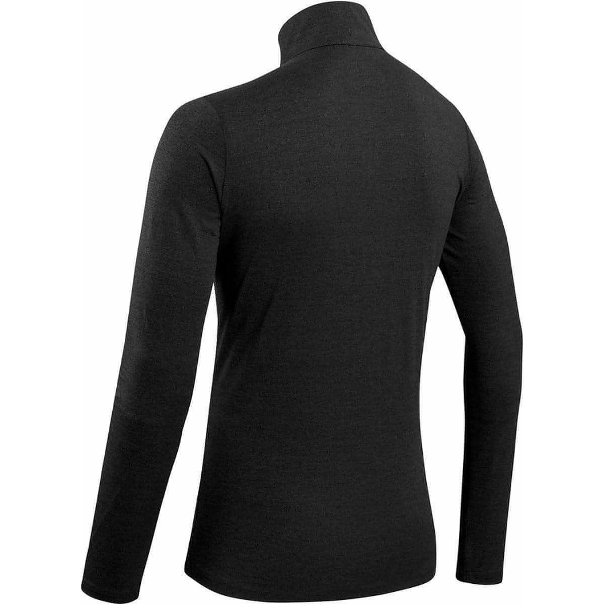 More Mile Core Half Zip Long Sleeve Mens Running Top - Black - Image 2