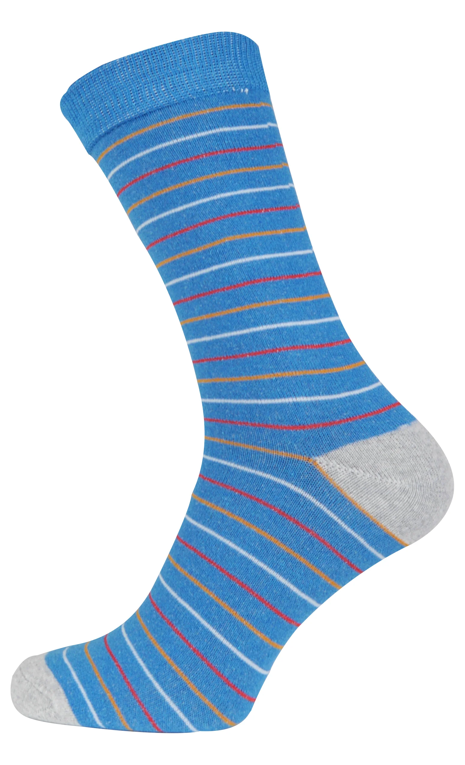 More Mile Design 10 Pack Mens Spots and Stripes Socks - Multi - Image 9