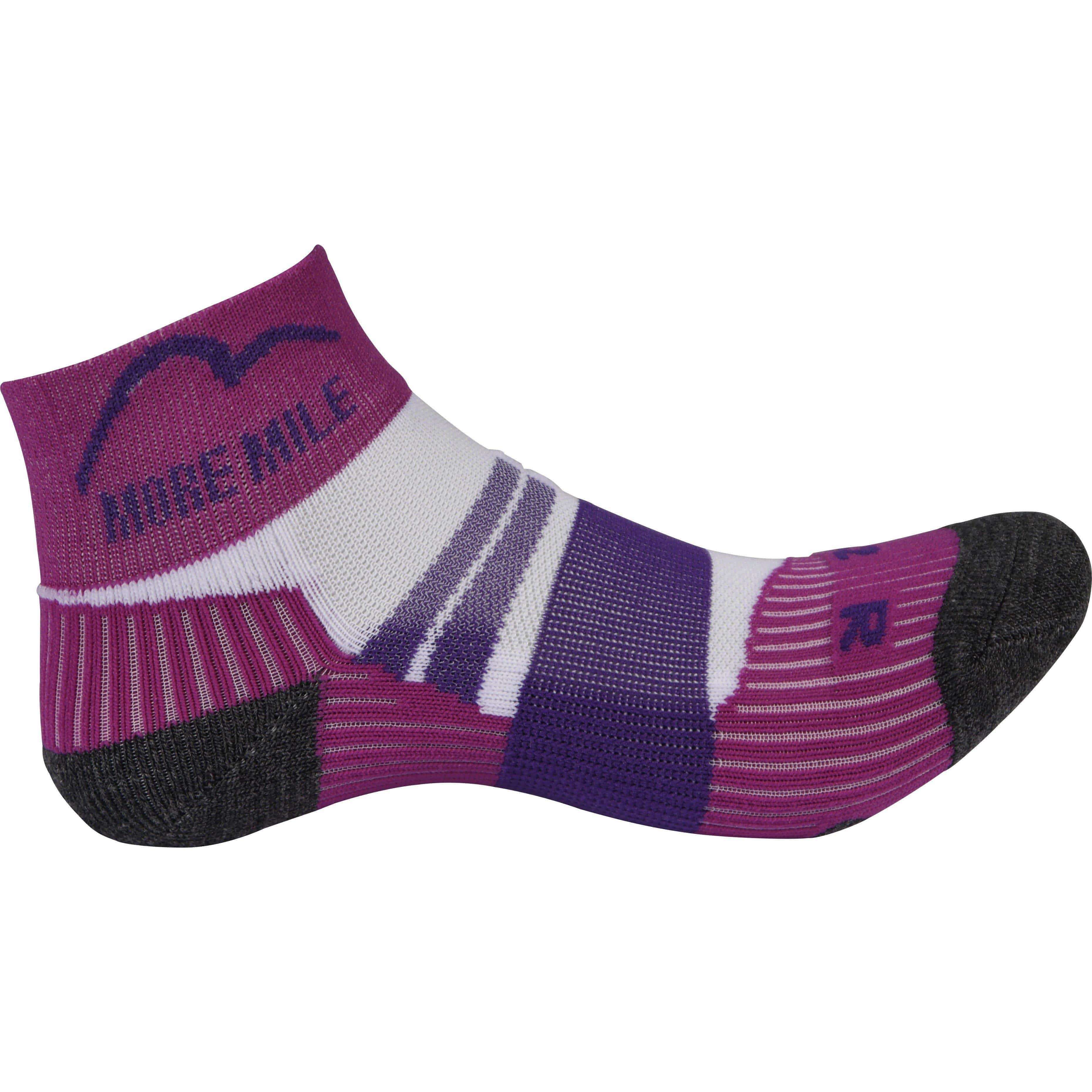 More Mile Endurance (3 Pack) Junior Running Socks - Multi - Image 4