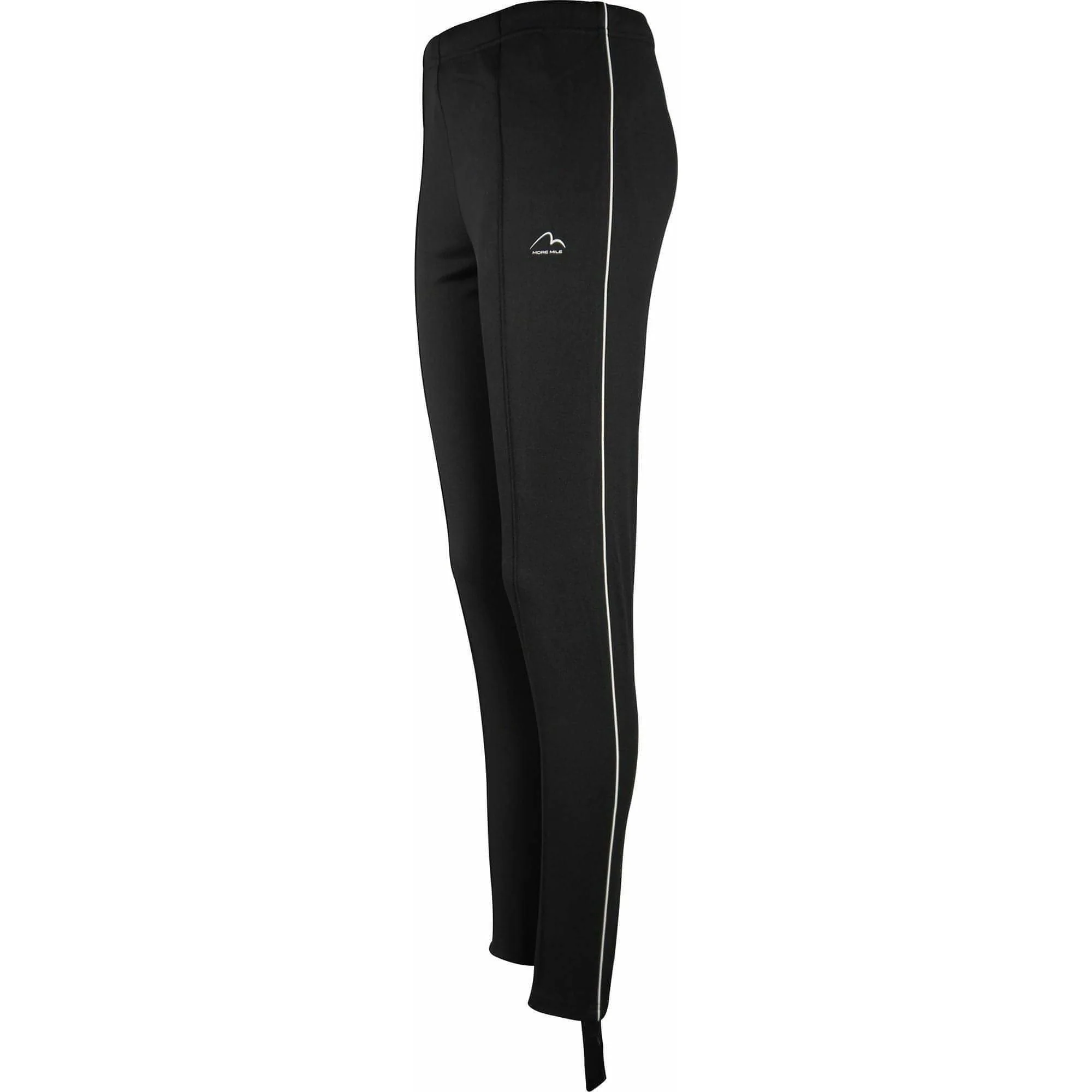 More Mile Essentials Mens Running Tracksters - Black