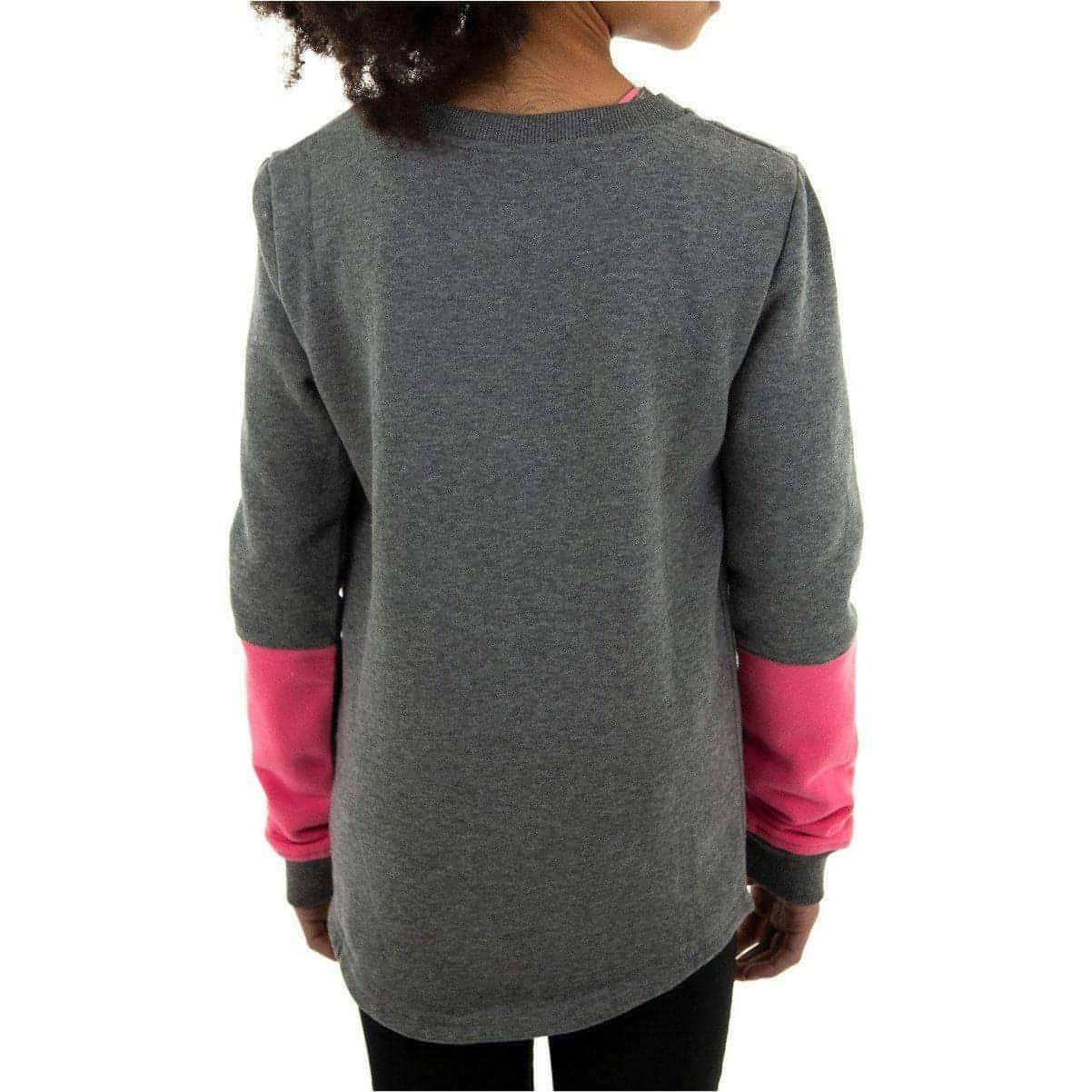 More Mile Girls Fleece Sweatshirt - Grey - Image 3