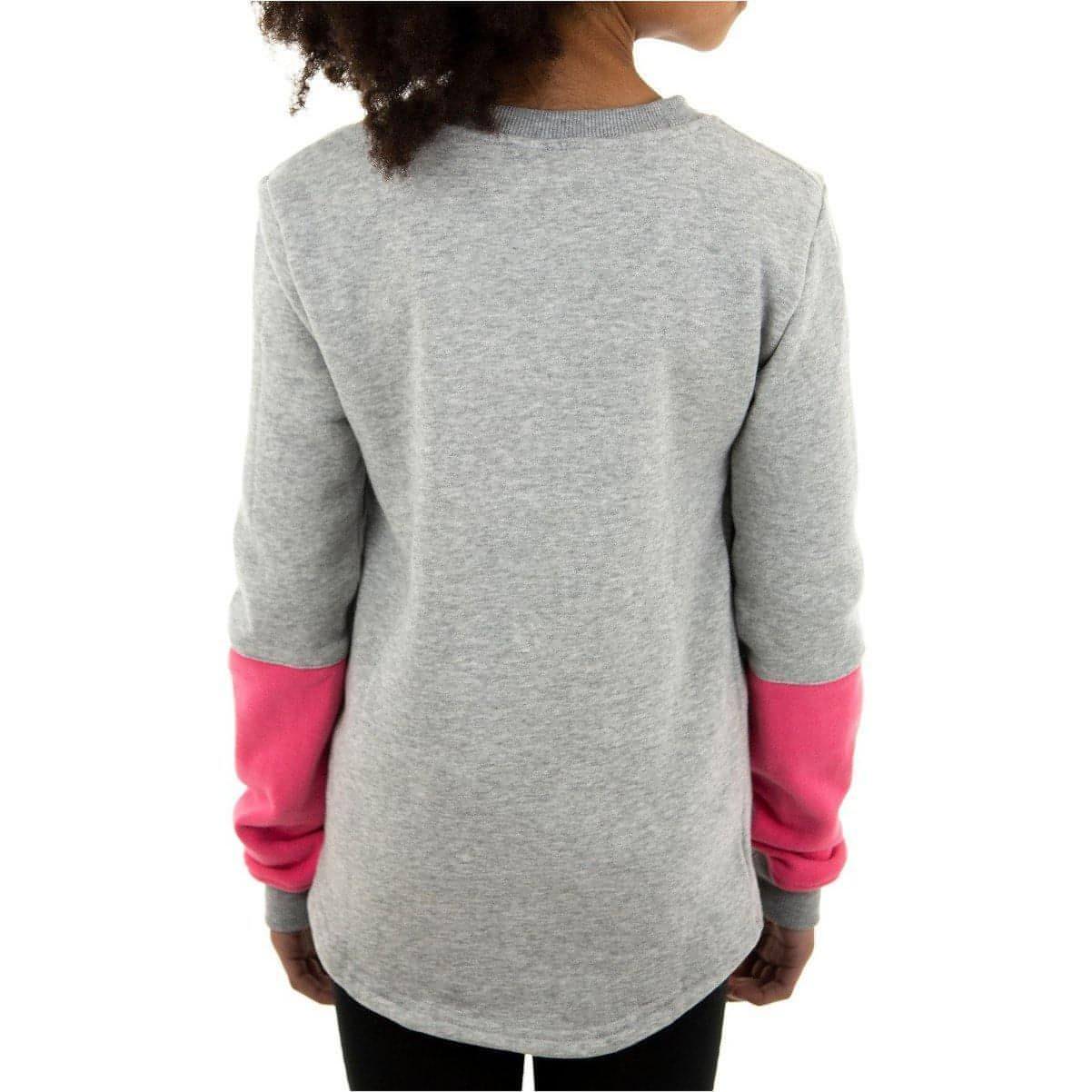 More Mile Girls Fleece Sweatshirt - Grey - Image 3