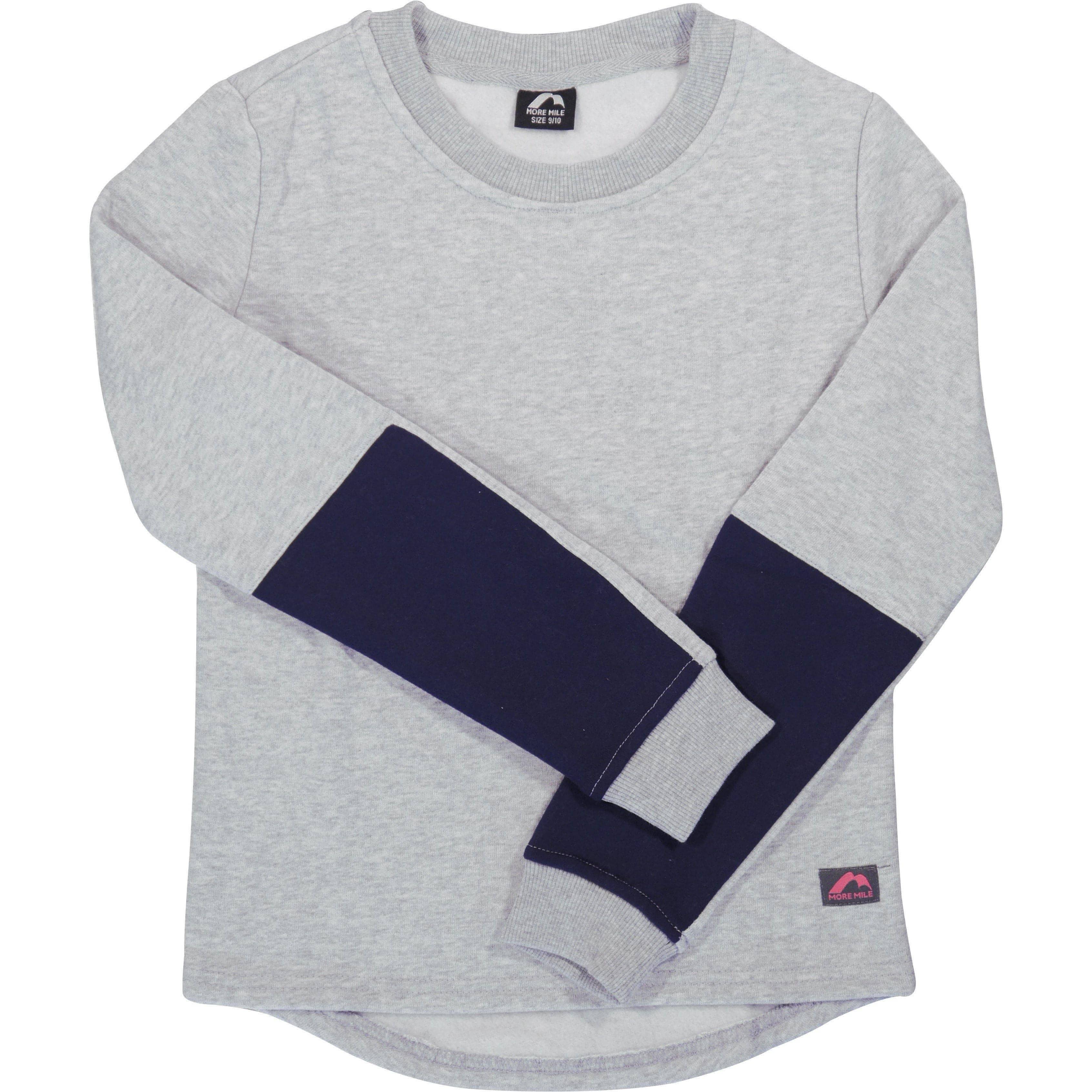 More Mile Junior Fleece Sweatshirt - Grey - Image 4