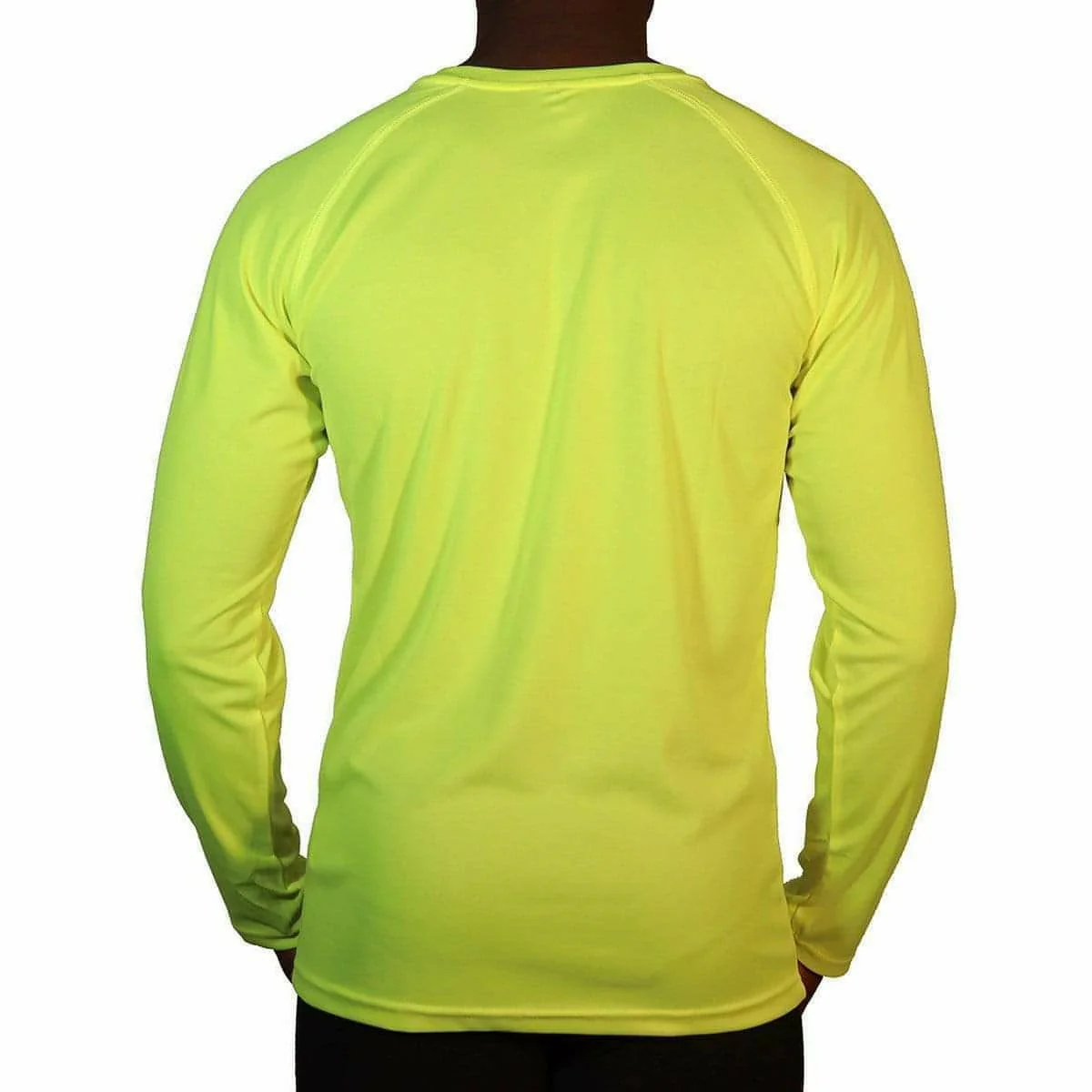 More Mile Lumino Long Sleeve Mens Running Top - Yellow - Image 2