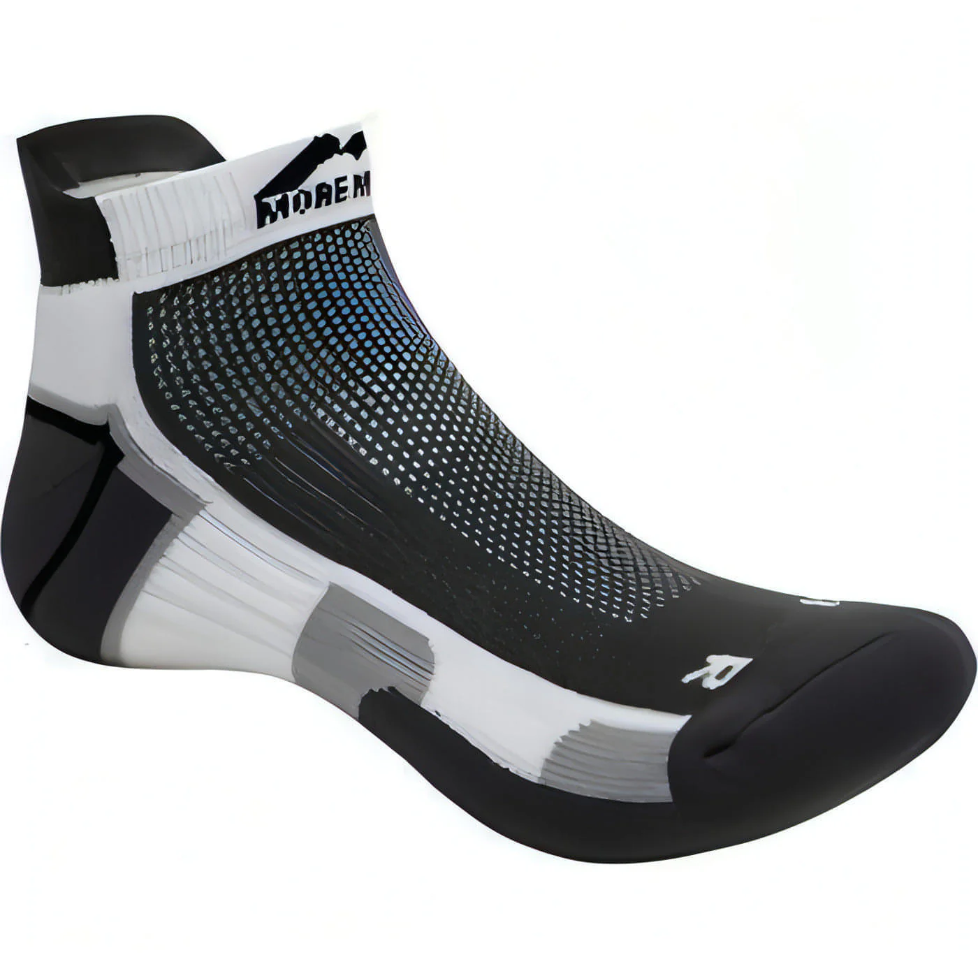 More Mile Miami Running Socks - Black - Image 3