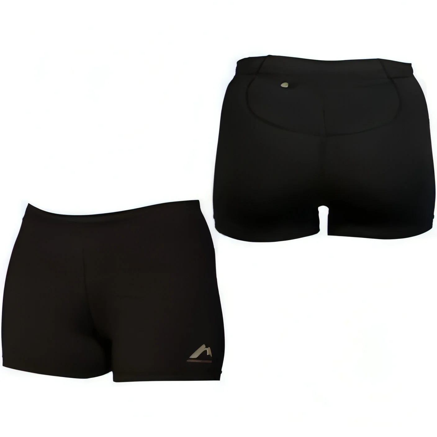 More Mile More-Tech Womens Boy Running Shorts - Black - Image 3