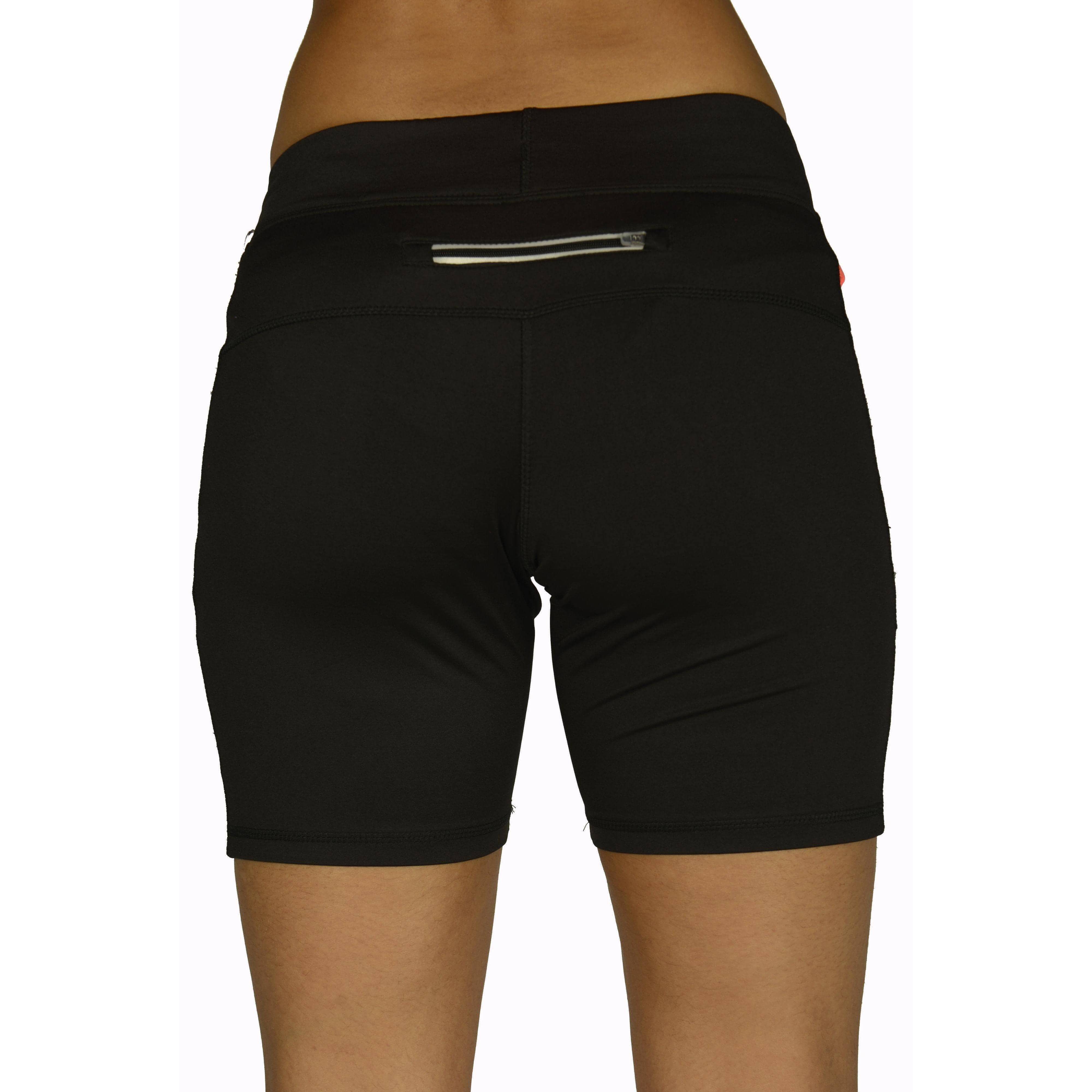 More Mile More-Tech Womens Short Running Tights - Black - Image 3