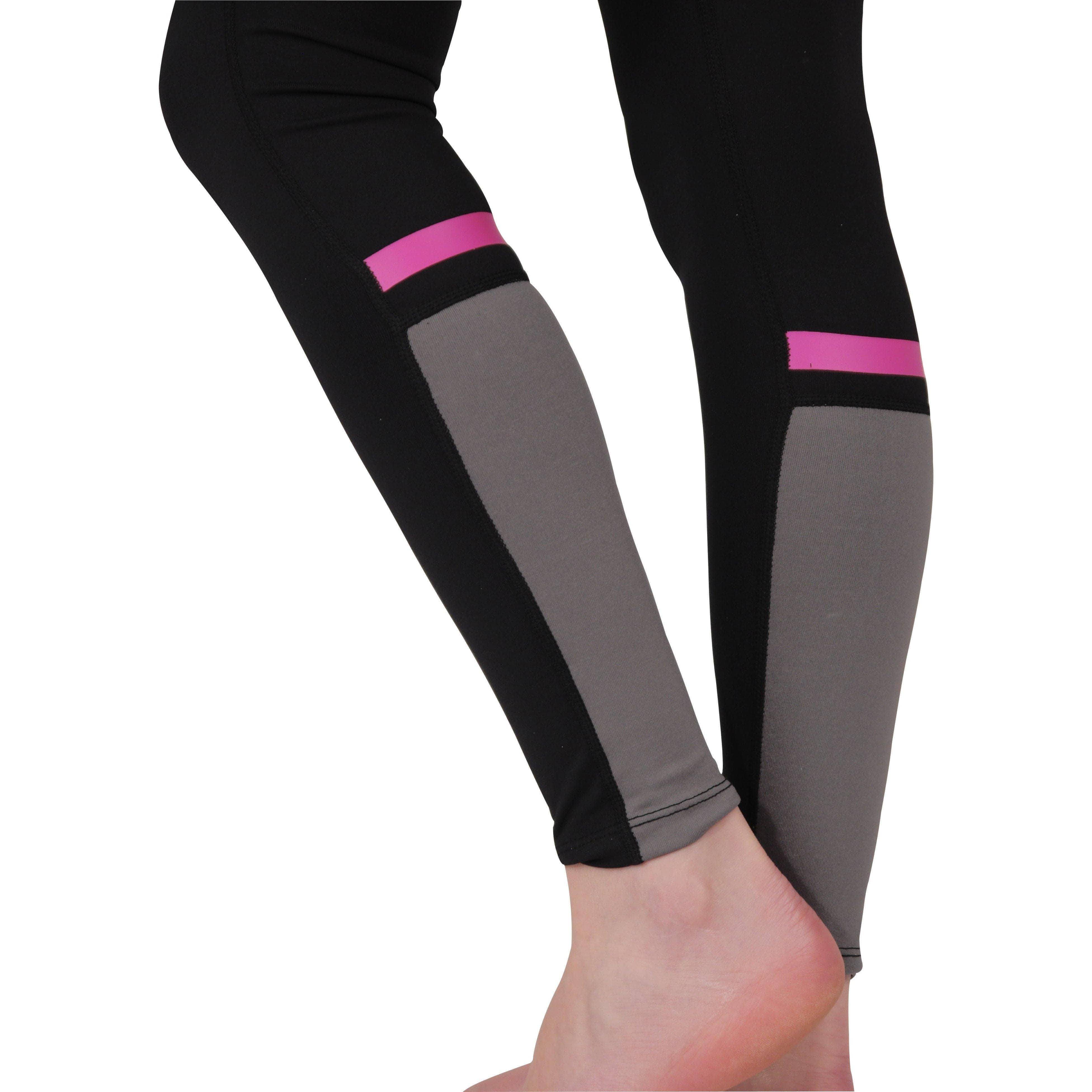 More Mile Power Womens Long Running Tights - Black - Image 3