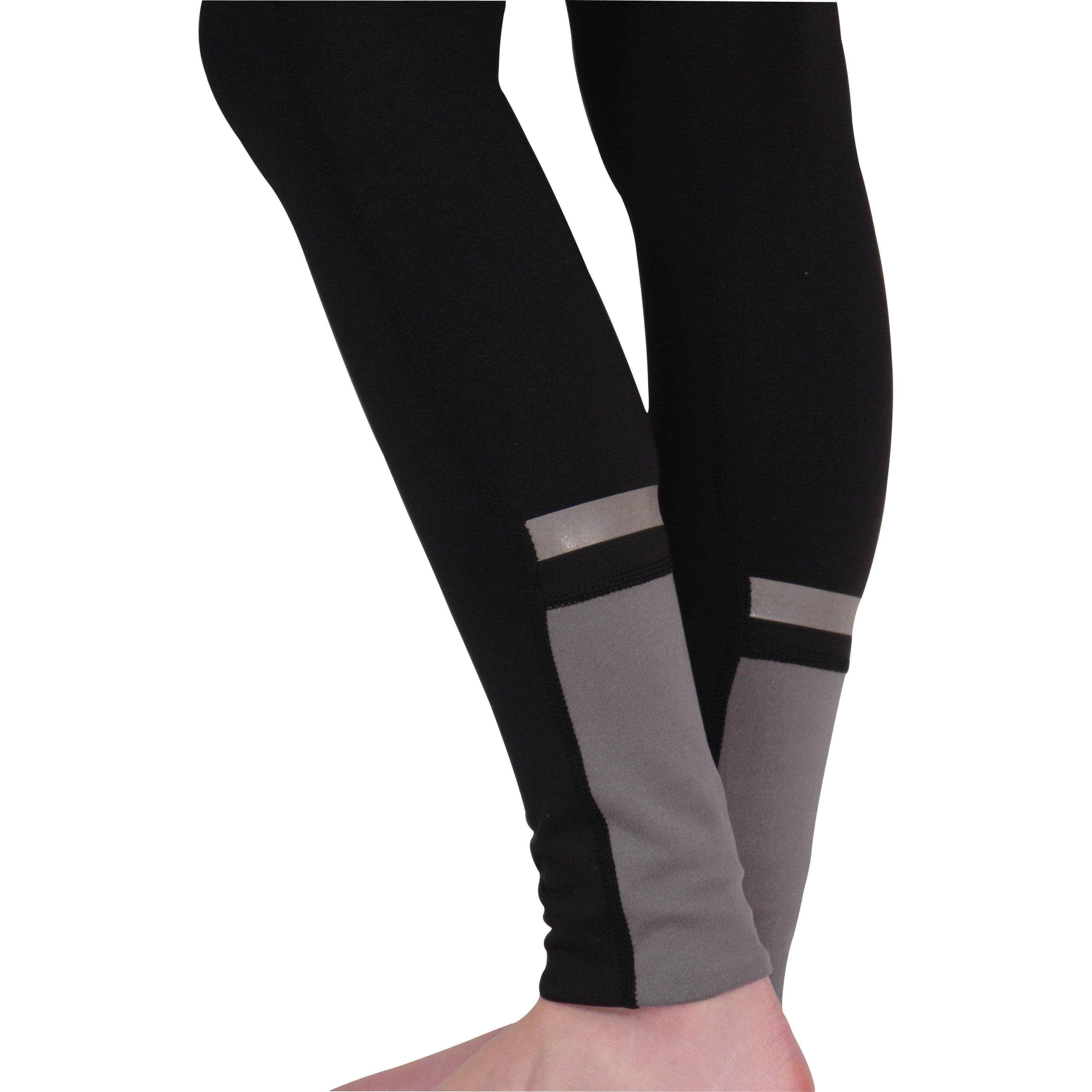 More Mile Power Womens Long Running Tights - Black - Image 2
