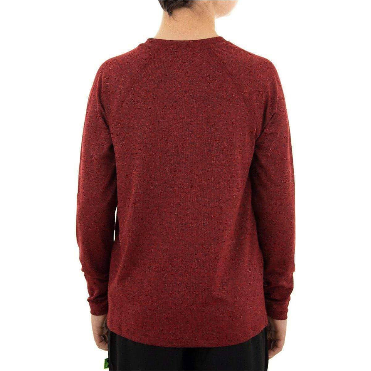 More Mile Train To Run Boys Long Sleeve Running Top - Red - Image 2