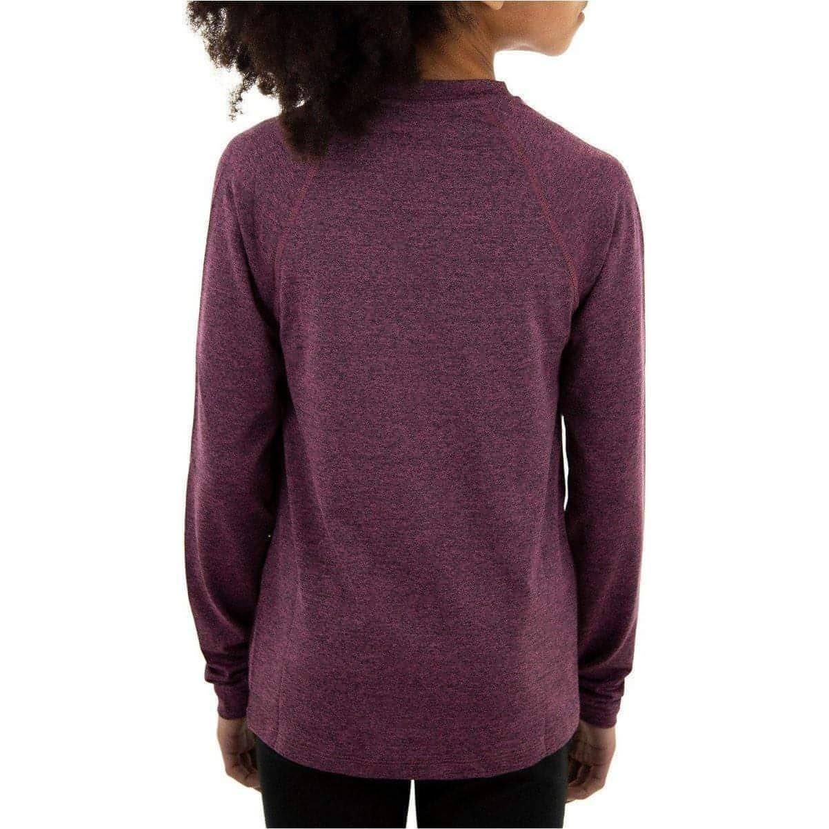 More Mile Train To Run Girls Long Sleeve Running Top - Purple - Image 2