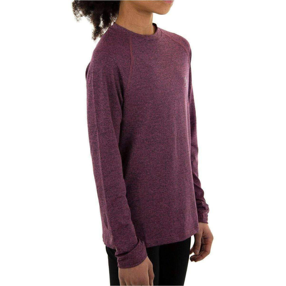 More Mile Train To Run Girls Long Sleeve Running Top - Purple - Image 3
