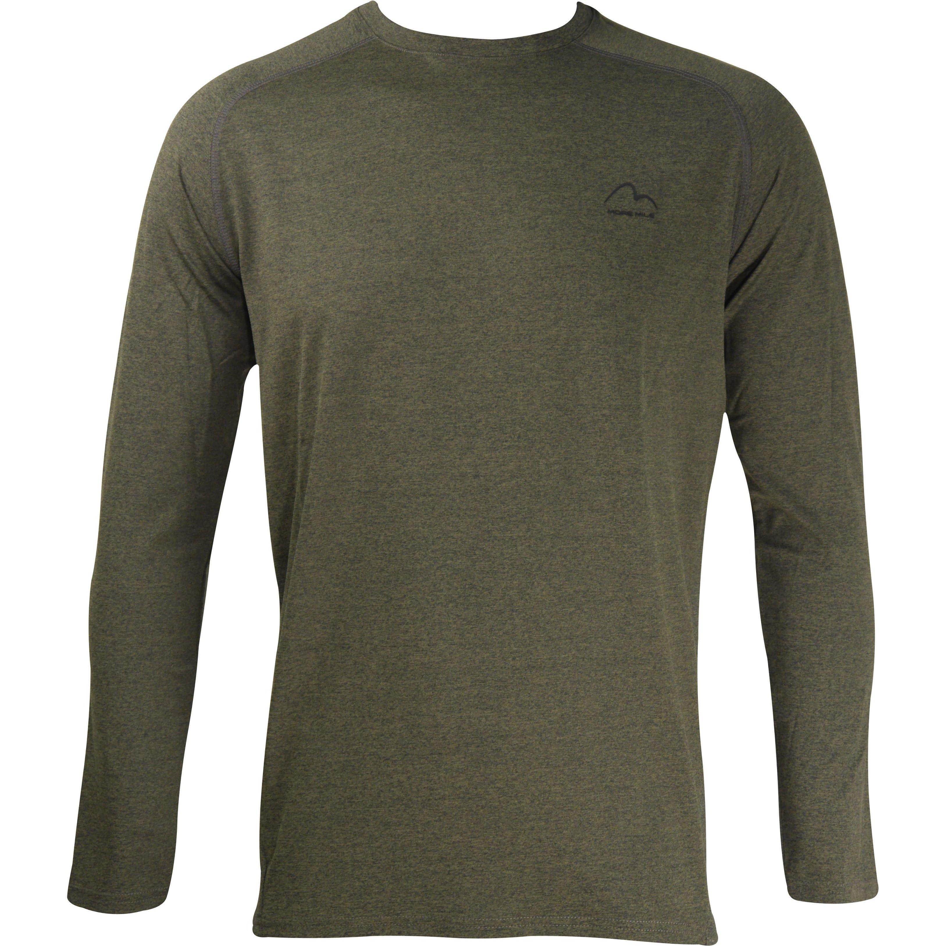 More Mile Train To Run Mens Long Sleeve Running Top - Green - Image 4