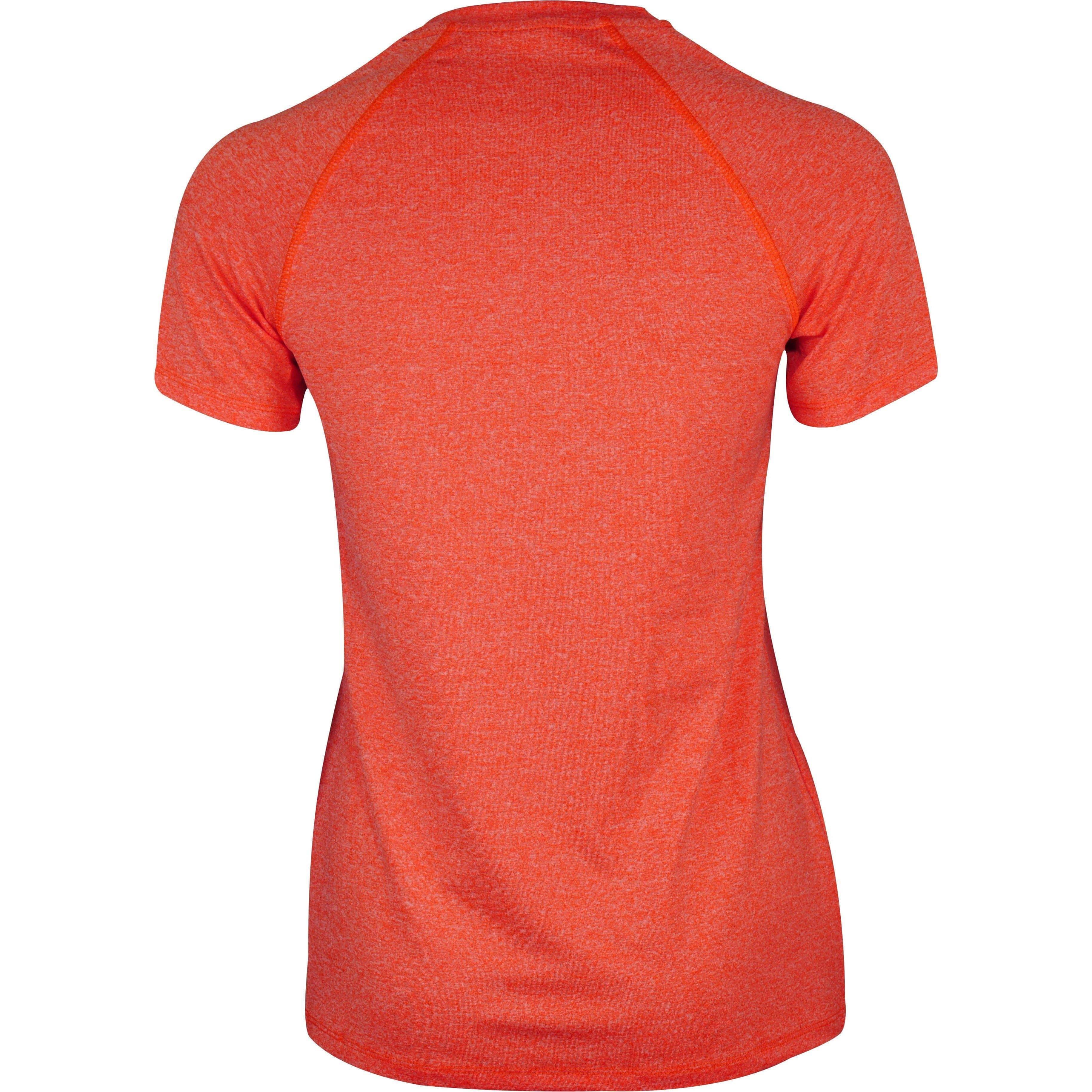 More Mile Train To Run Short Sleeve Womens Running Top - Orange - Image 5
