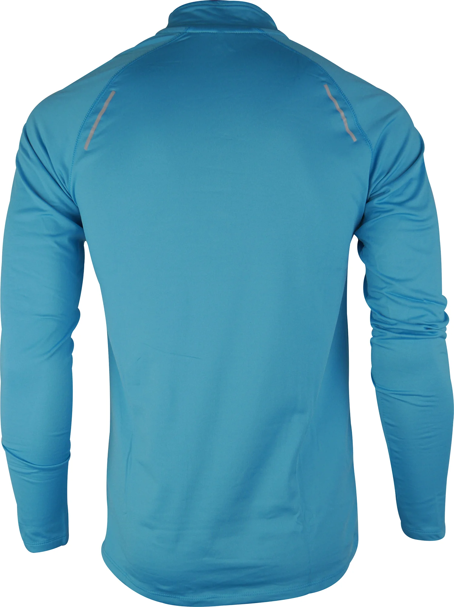 More Mile Vivid Half Zip Long Sleeve Mens Running Top - Blue - Image 2