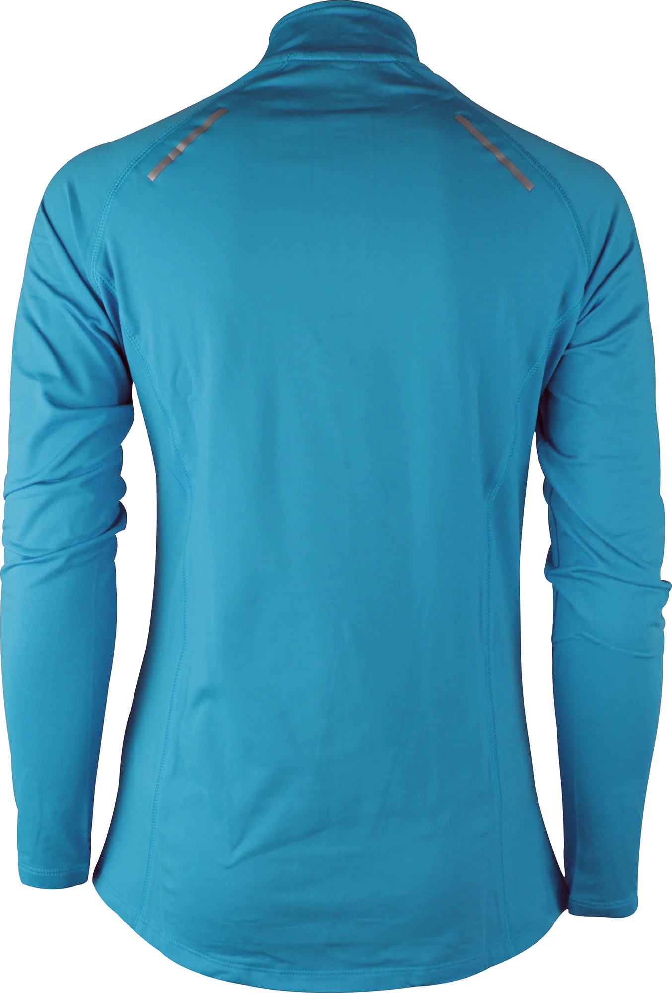 More Mile Vivid Half Zip Long Sleeve Womens Running Top - Blue - Image 2