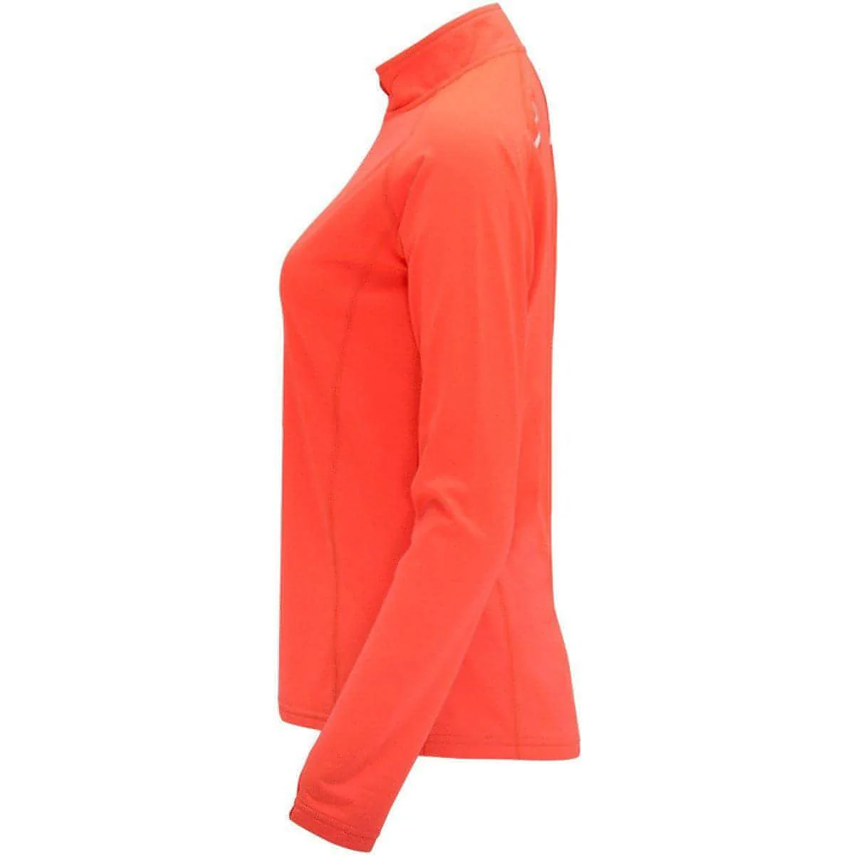 More Mile Vivid Half Zip Long Sleeve Womens Running Top - Orange - Image 4