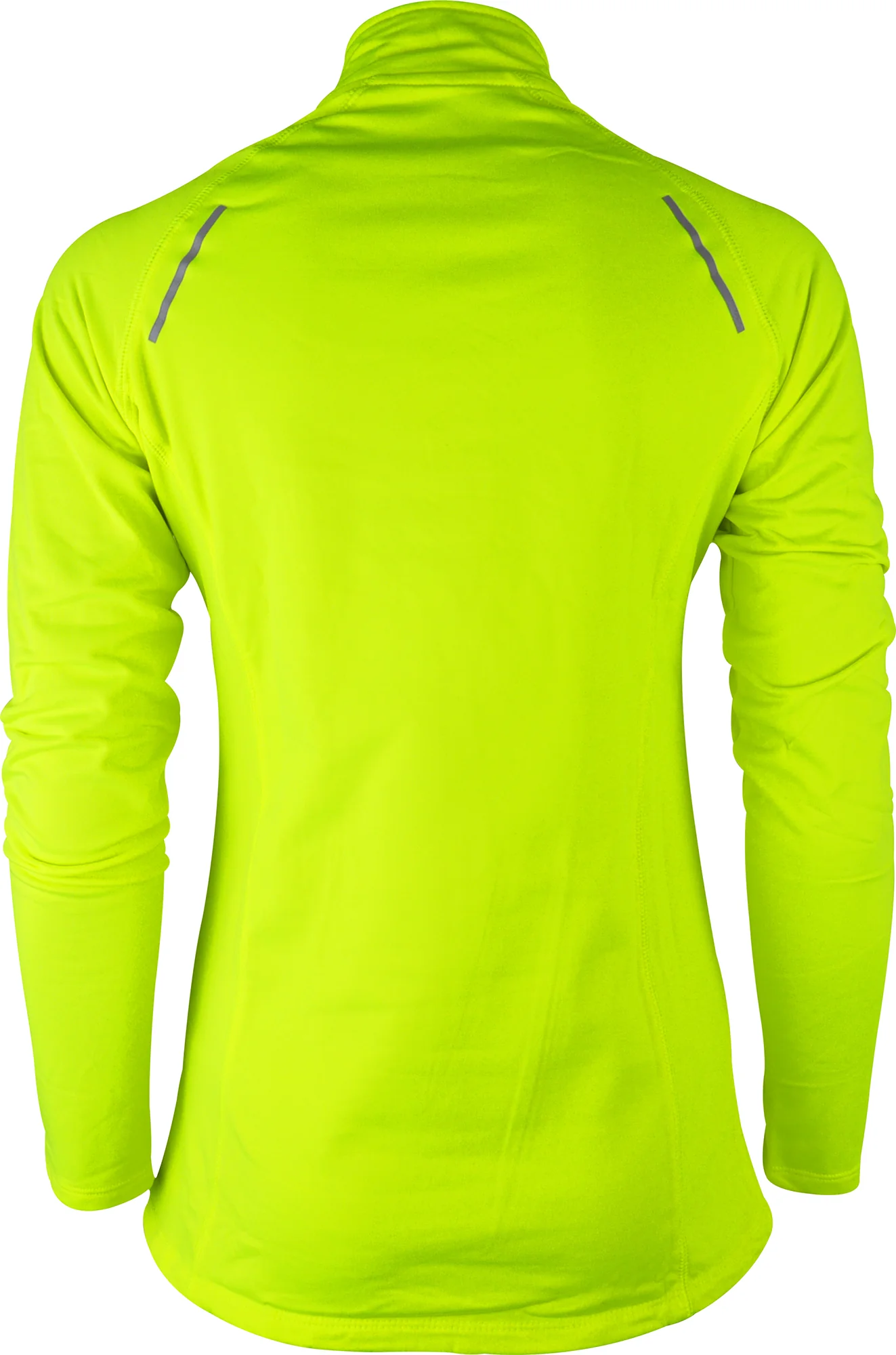 More Mile Vivid Half Zip Long Sleeve Womens Running Top - Yellow - Image 2