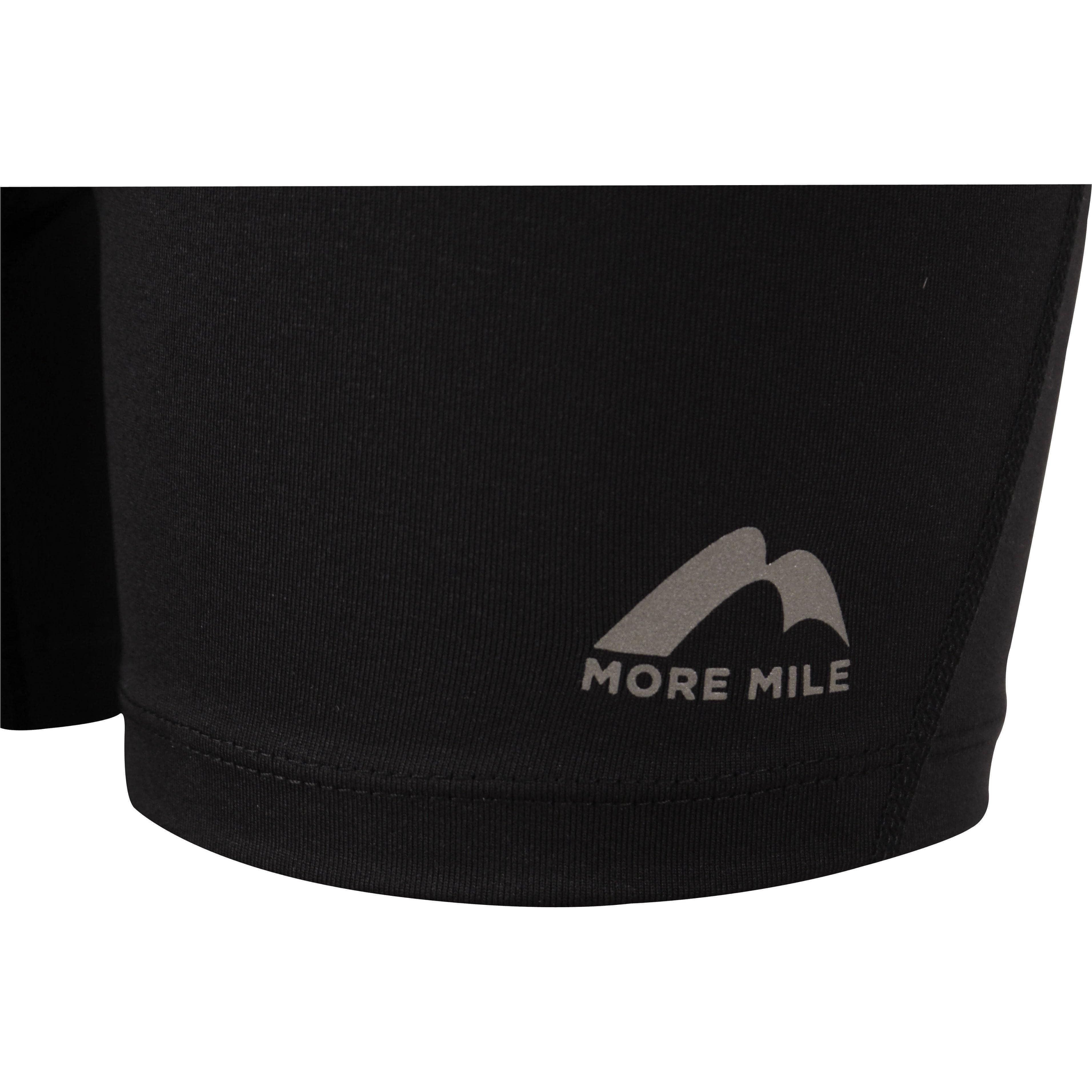 More Mile Biker Womens Short Running Tights - Black - Image 4