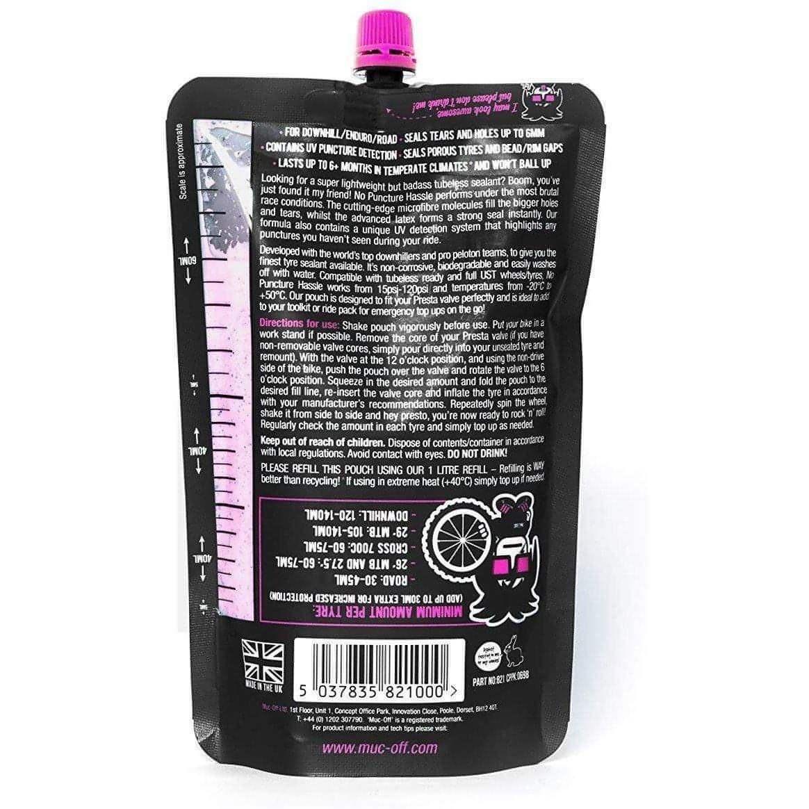 Muc-Off No Puncture Hassle Tubeless Tyre Sealant 140ml - Image 3