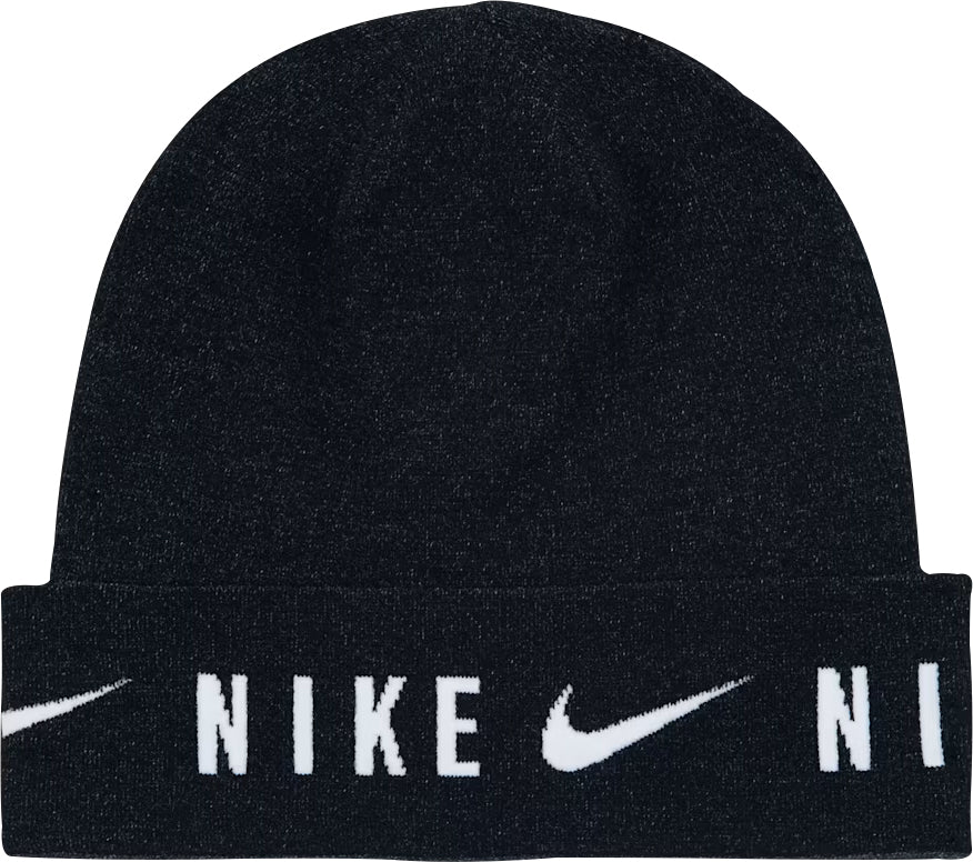 Nike Dri-Fit Lightweight Knit Cuffed Running Beanie - Black - Image 2