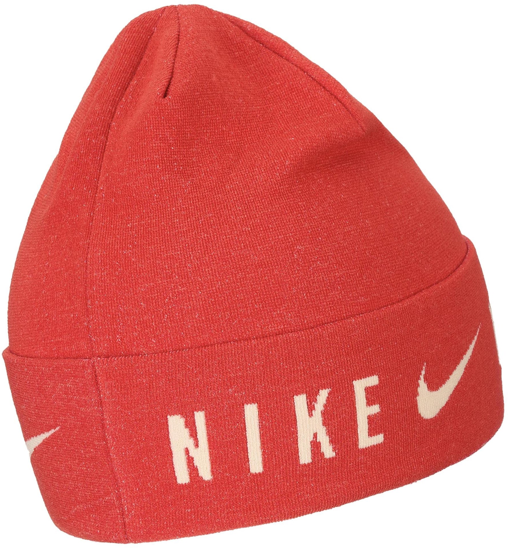 Nike Dri-Fit Lightweight Knit Cuffed Running Beanie - Red - Image 2