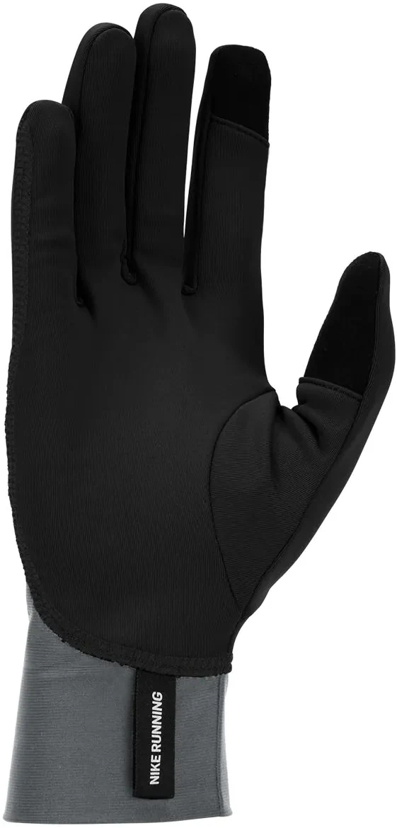 Nike Pacer Midweight Mens Running Gloves - Black - Image 2