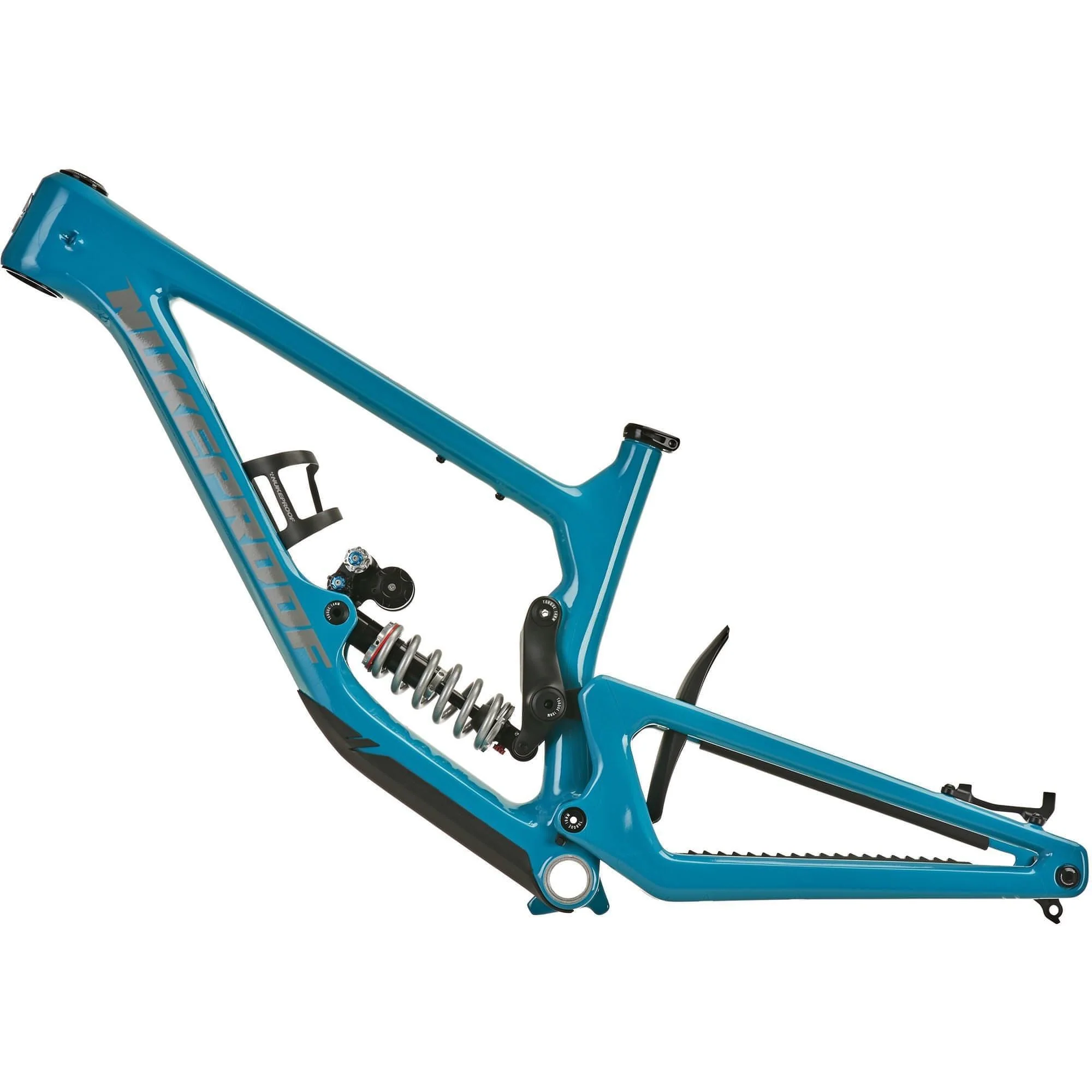 Nukeproof Giga 297 Push Shock Carbon Mountain Bike Frame 2022 - Teal - Image 4