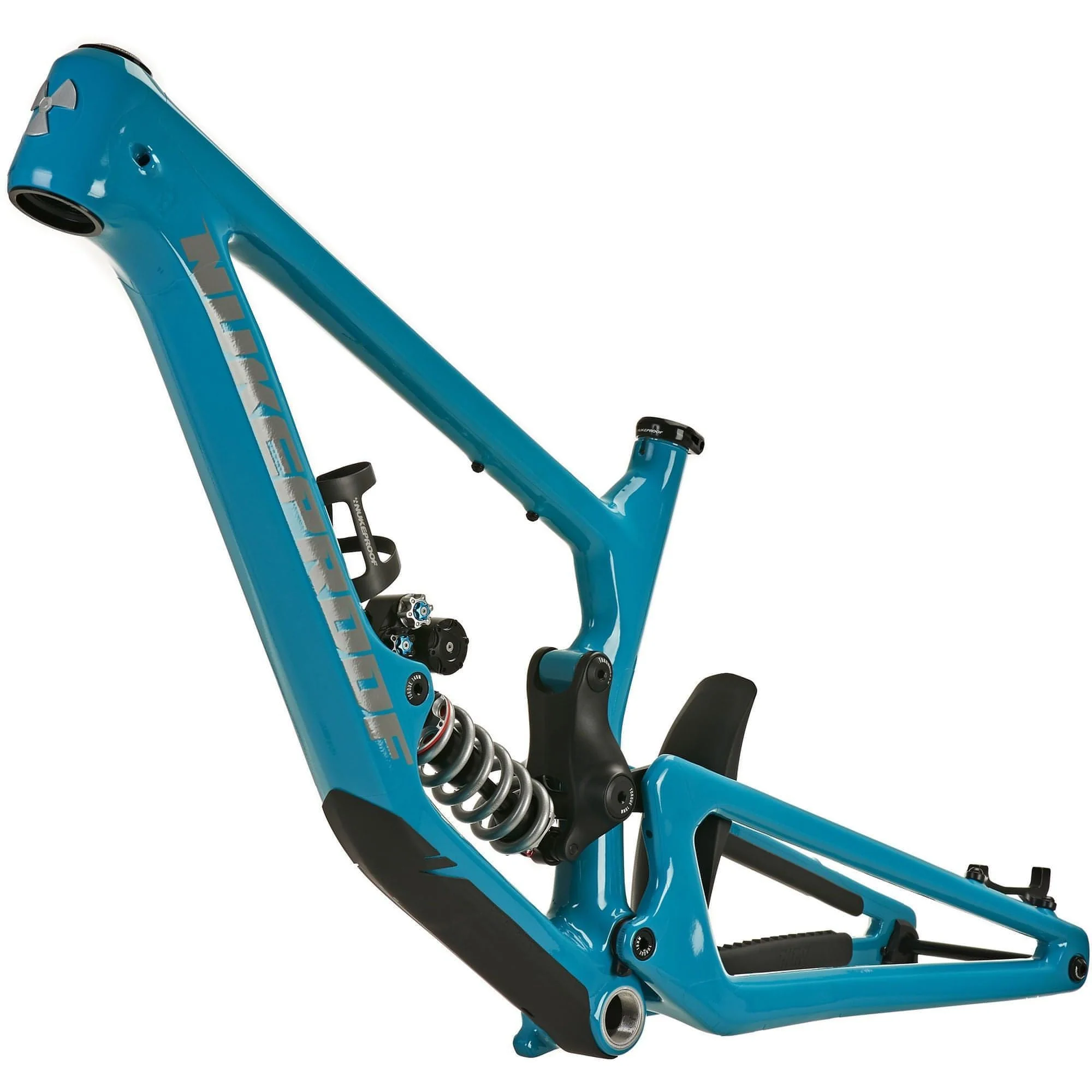 Nukeproof Giga 297 Push Shock Carbon Mountain Bike Frame 2022 - Teal - Image 5
