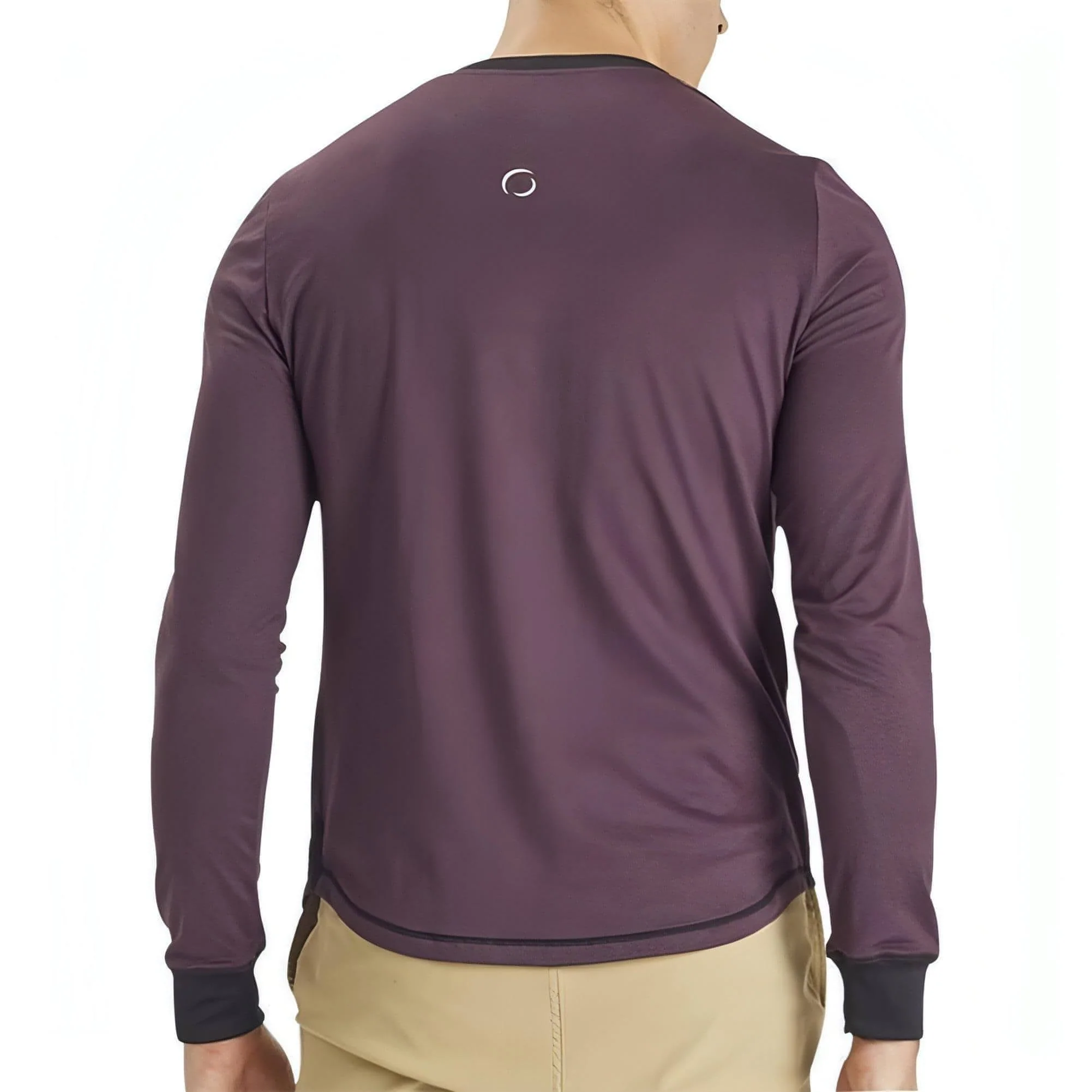 Ohmme Dawn Long Sleeve Mens Yoga Top - Purple - Image 2
