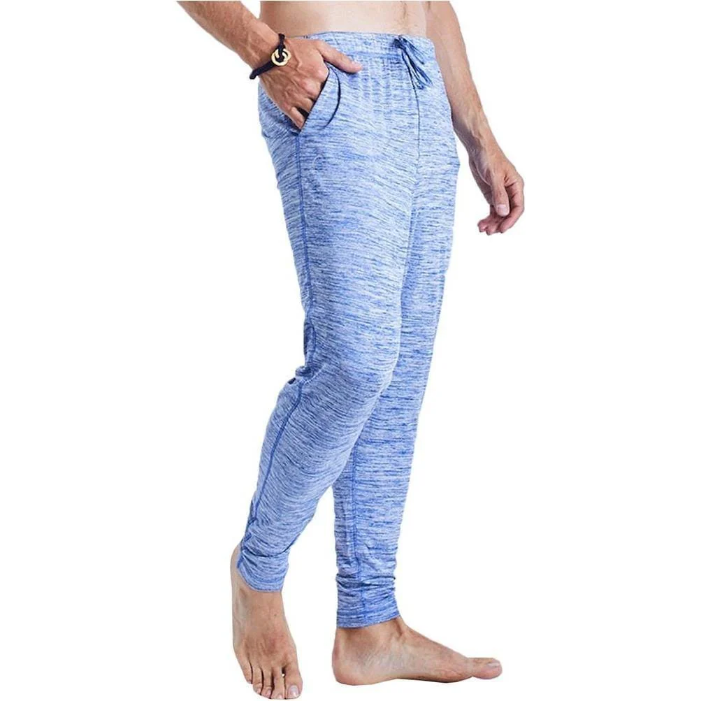 Ohmme Dharma Mens Yoga Pants - Blue
