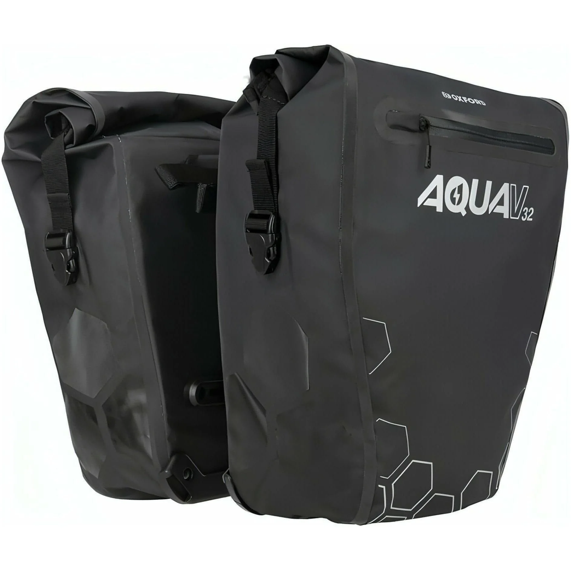 Oxford Aqua V 32L Double Pannier Bags - Black